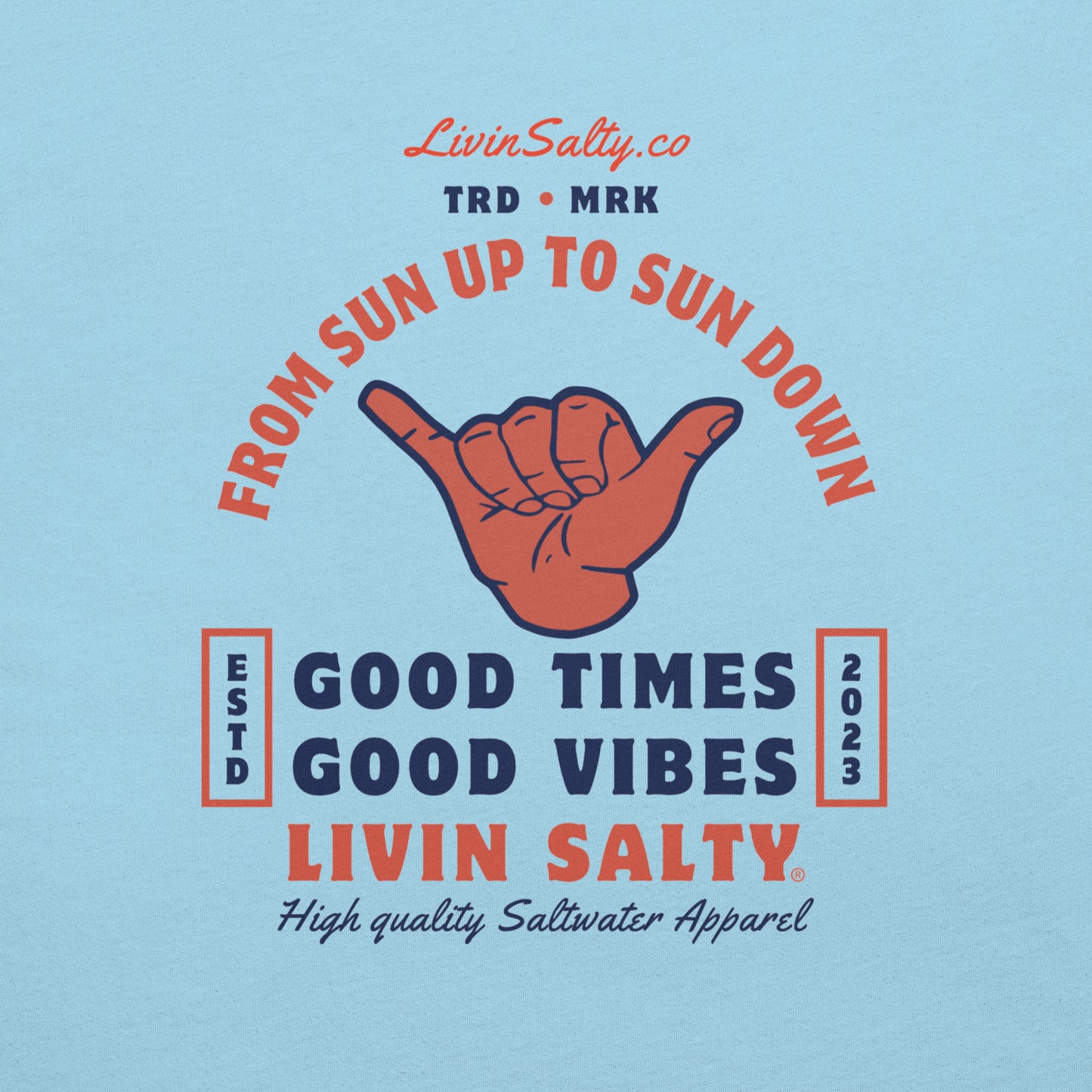 Unisex LIVIN SALTY t-shirt