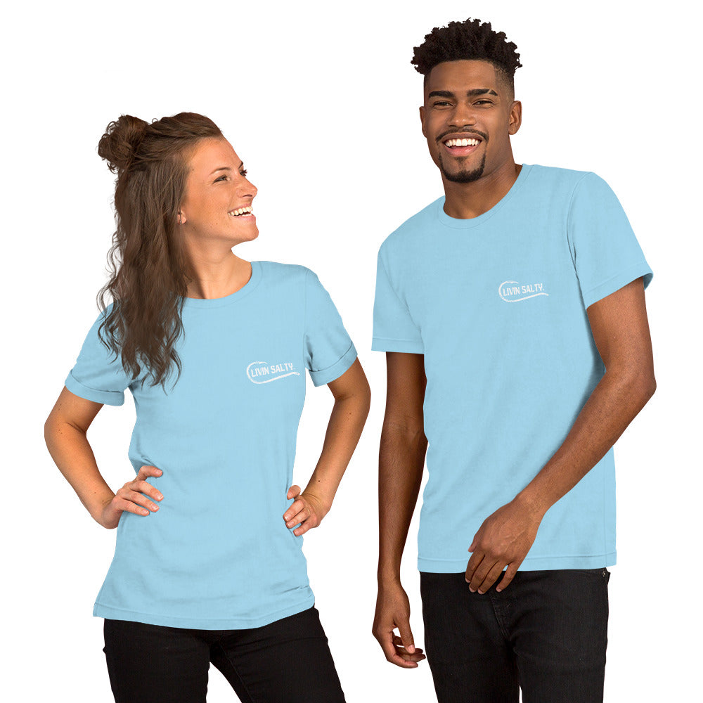 Unisex RWB LIVIN SALTY Flag t-shirt