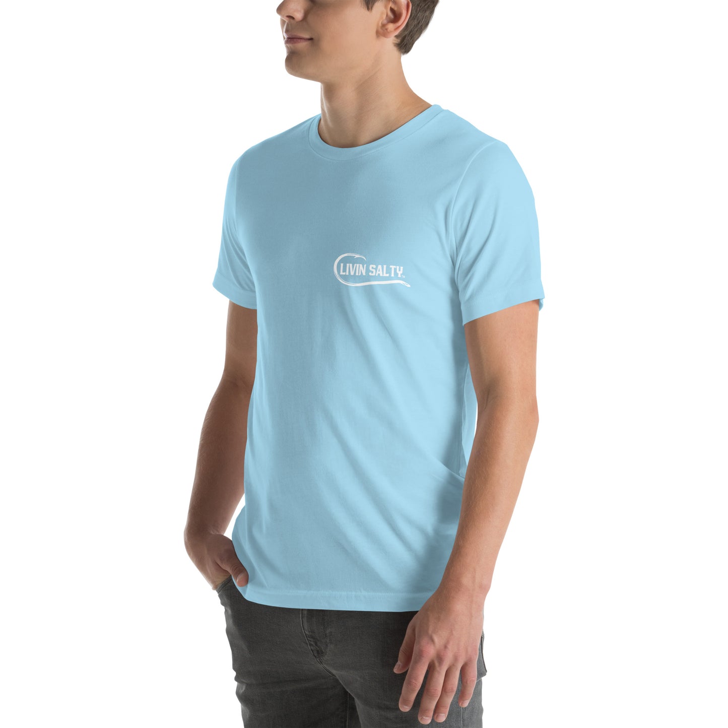 Unisex LIVIN SALTY flower t-shirt
