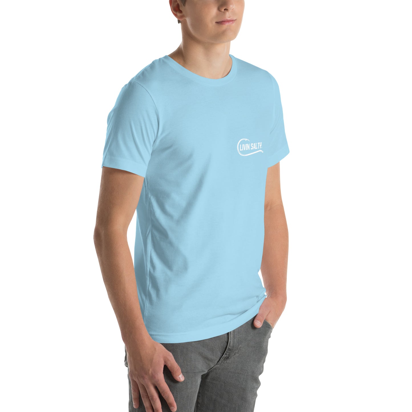 Unisex LIVIN SALTY flower t-shirt