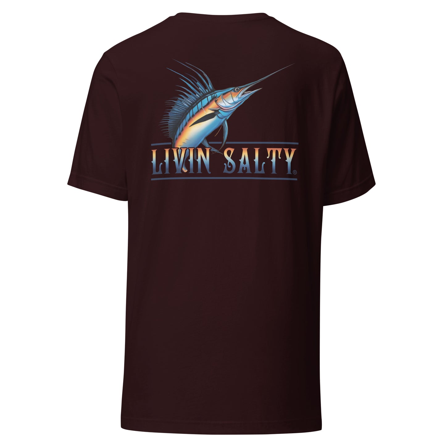 Unisex LIVIN SALTY Sailfish t-shirt