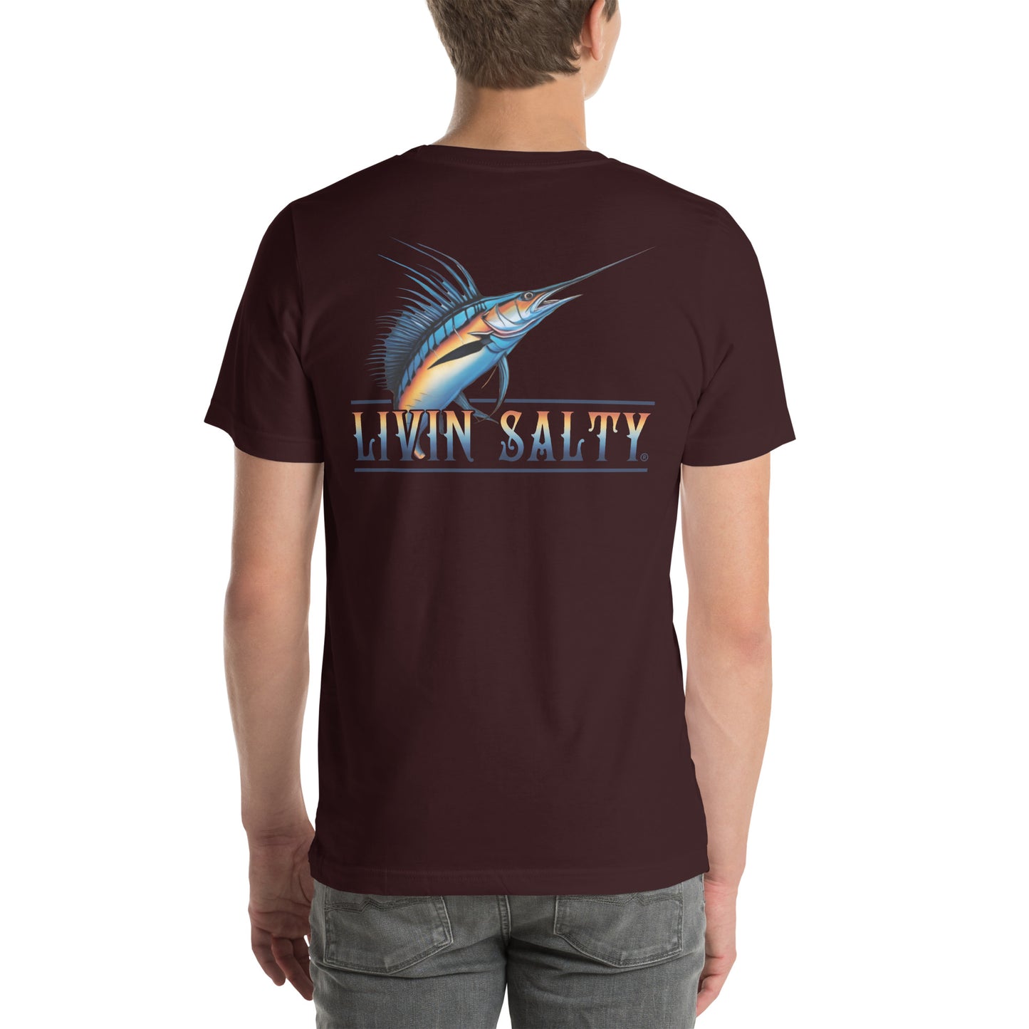 Unisex LIVIN SALTY Sailfish t-shirt