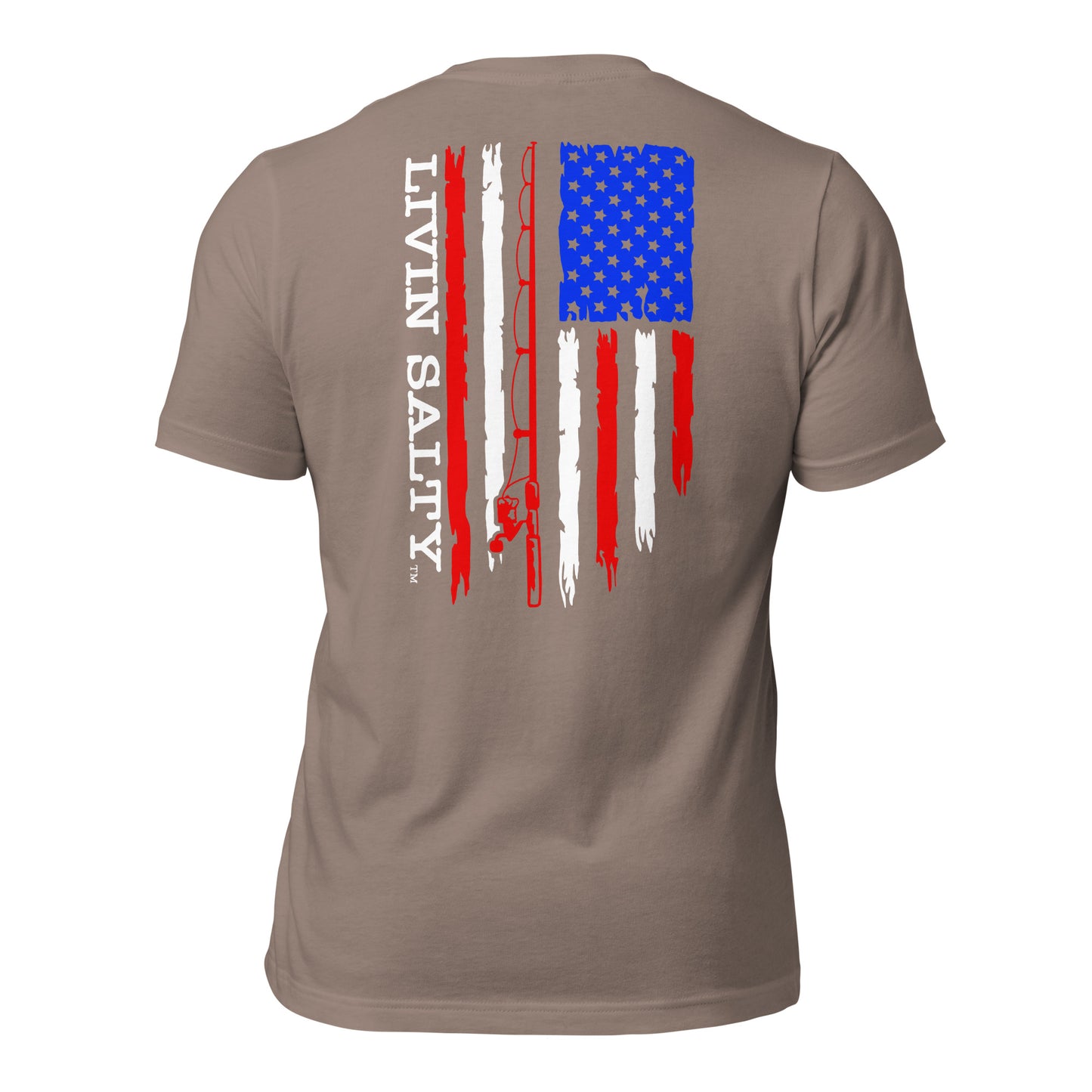Unisex RWB LIVIN SALTY Flag t-shirt