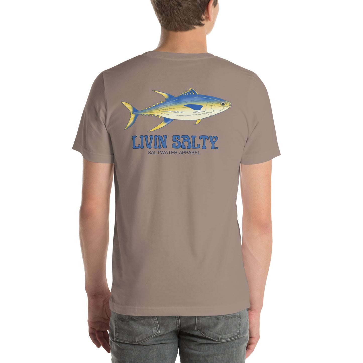Unisex Tuna LIVIN SALTY Cotton t-shirt