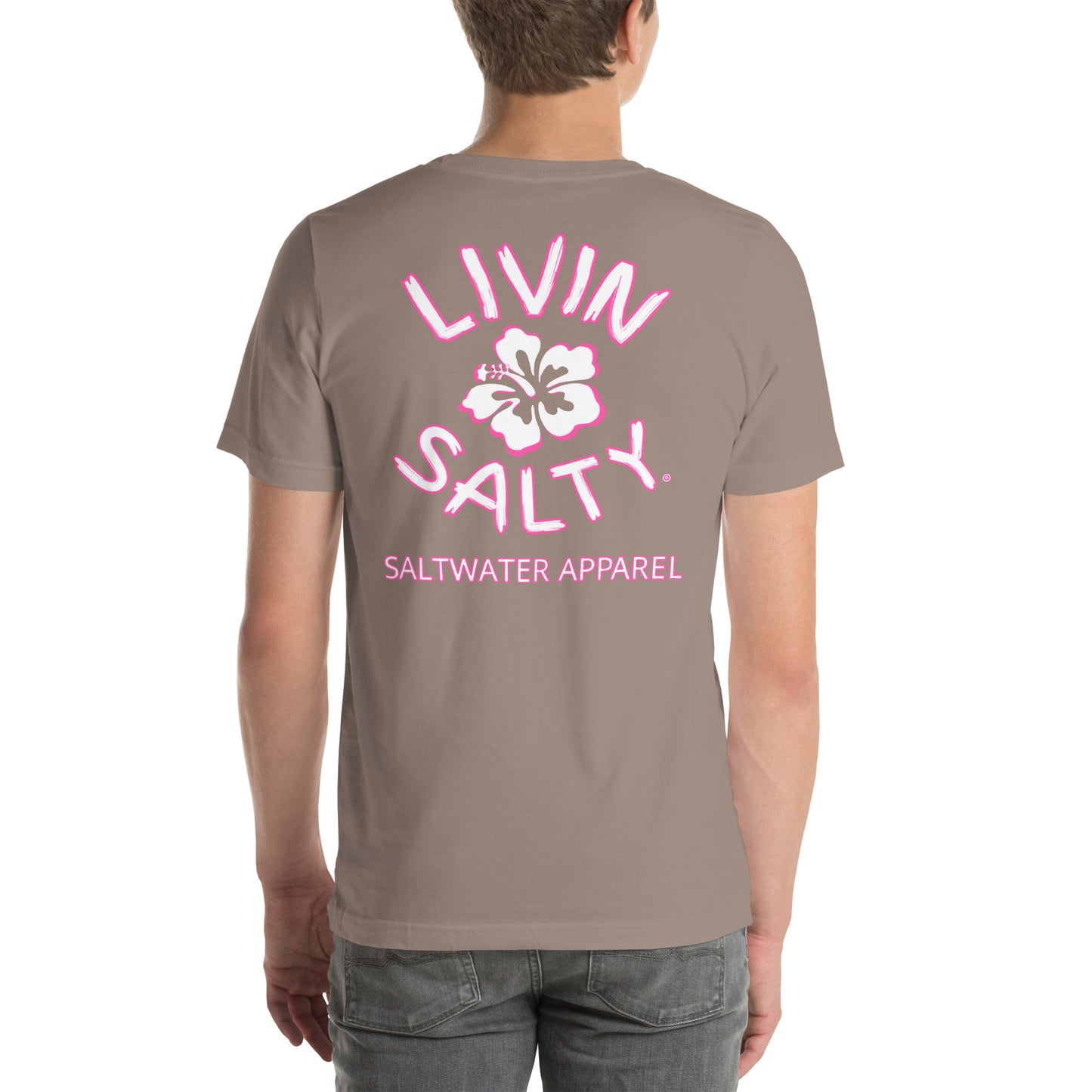 Unisex LIVIN SALTY flower t-shirt
