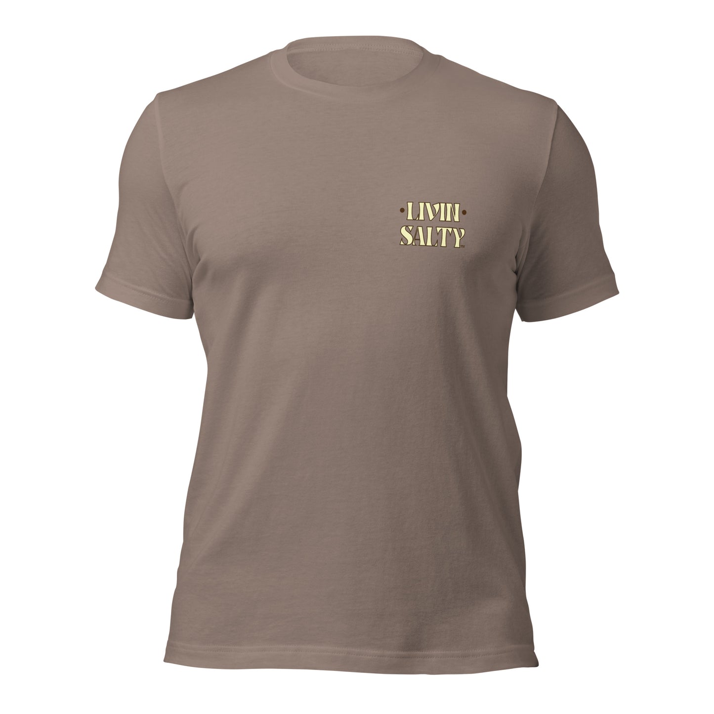 Cotton LIVIN SALTY Round Surfboard t-shirt