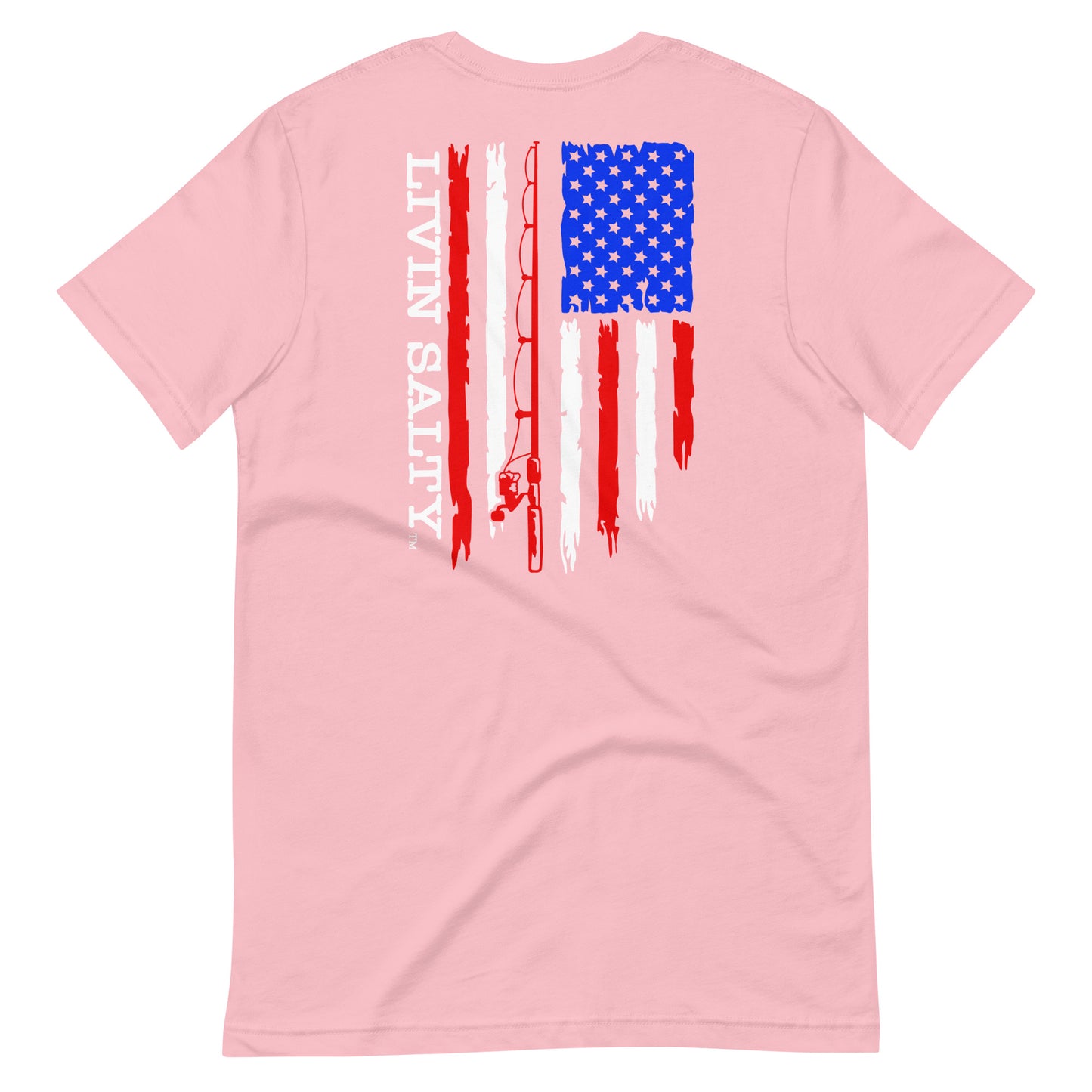 Unisex RWB LIVIN SALTY Flag t-shirt