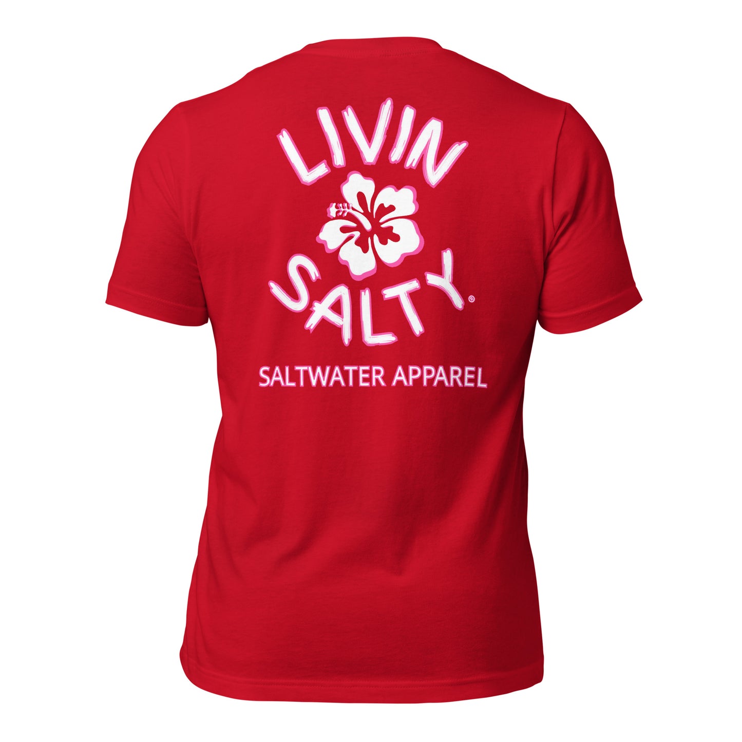Unisex LIVIN SALTY flower t-shirt