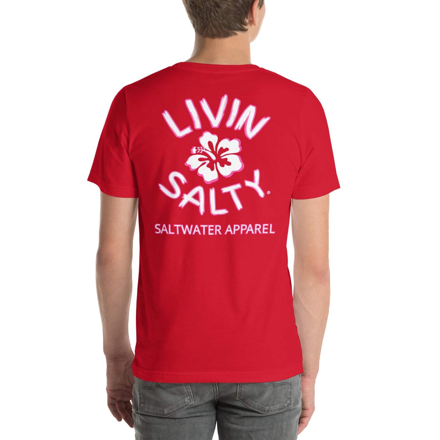 Unisex LIVIN SALTY flower t-shirt