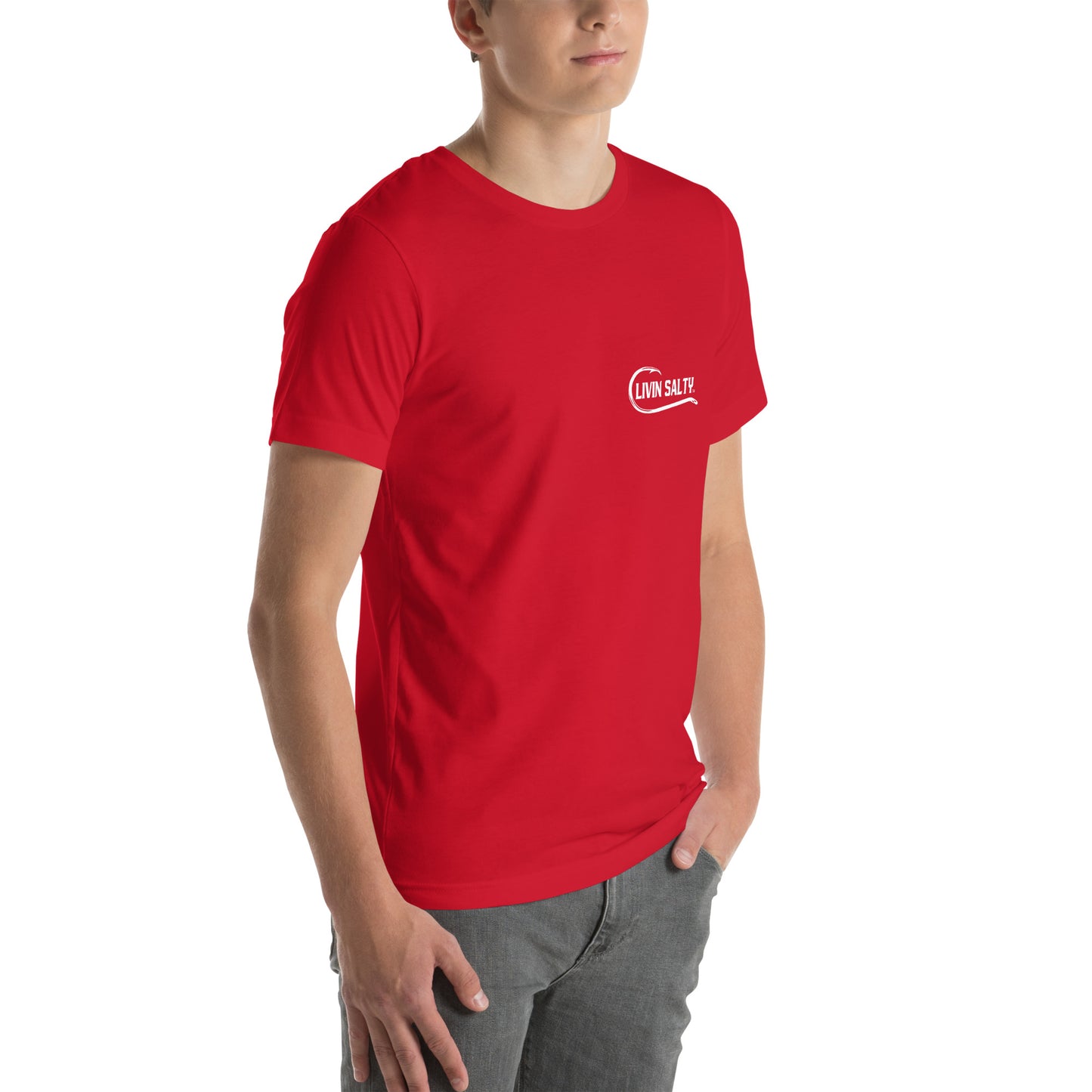 Unisex LIVIN SALTY flower t-shirt