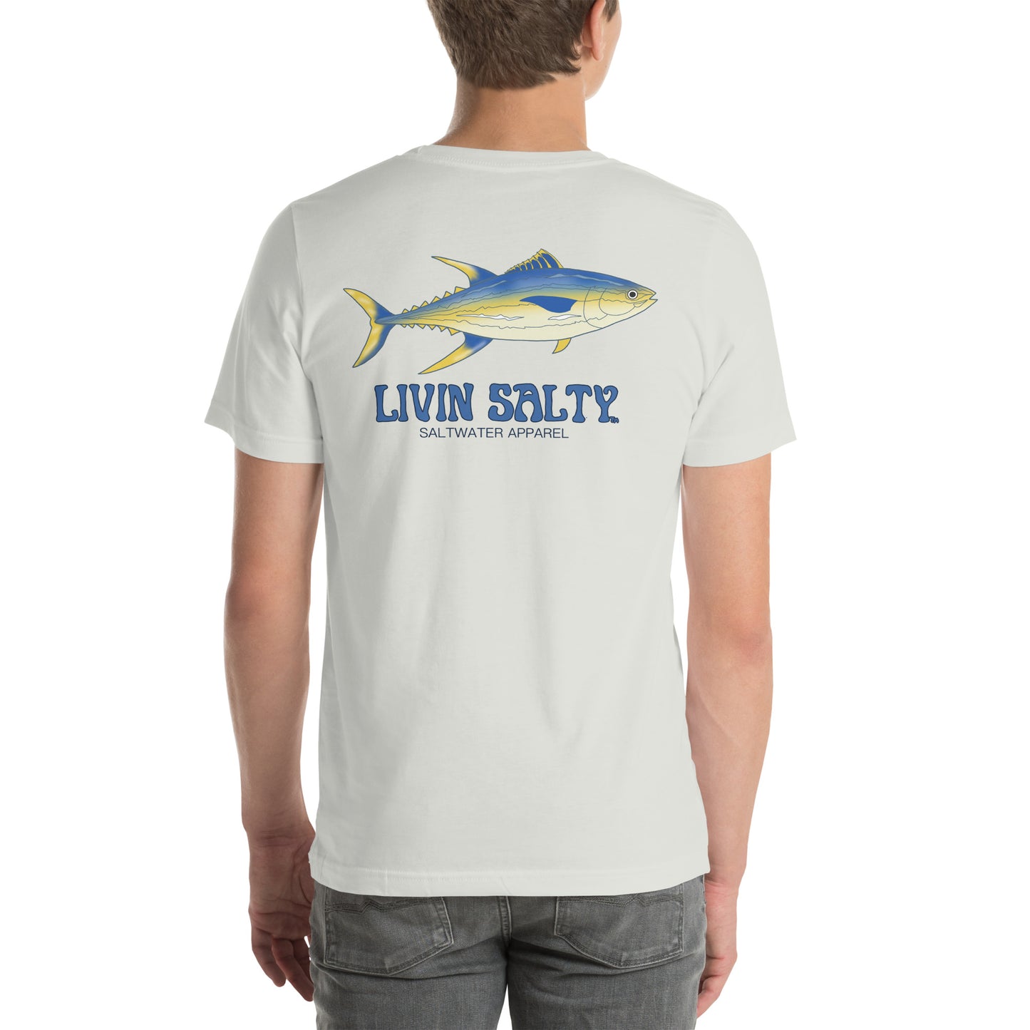 Unisex Tuna LIVIN SALTY Cotton t-shirt