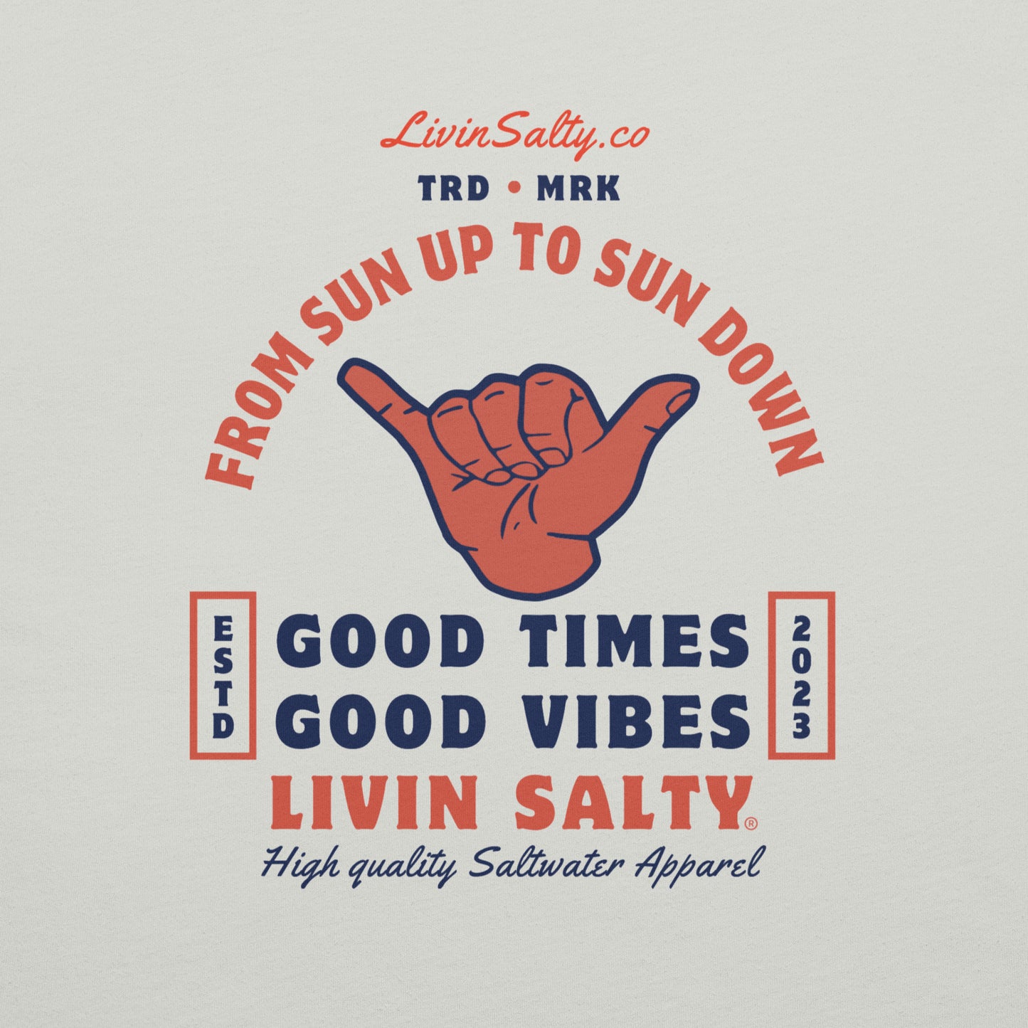 Unisex LIVIN SALTY t-shirt