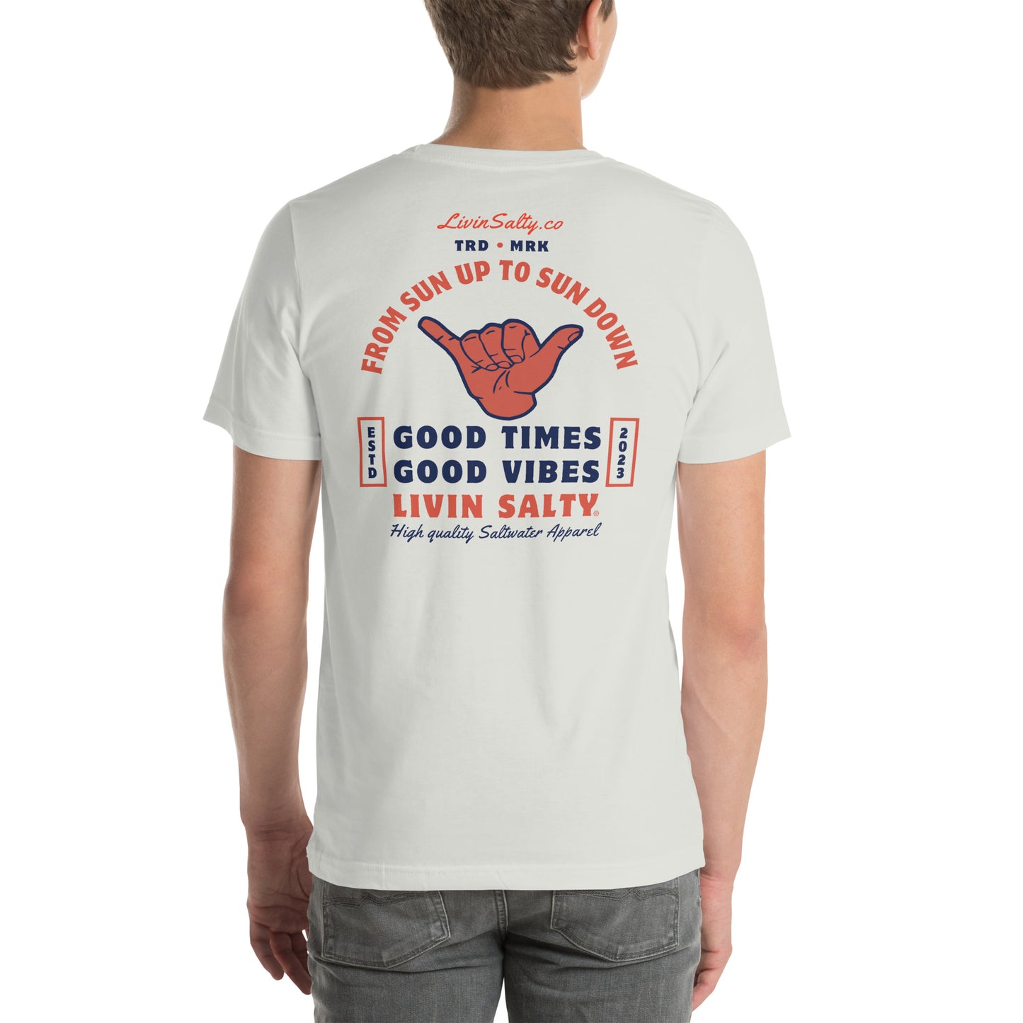 Unisex LIVIN SALTY t-shirt