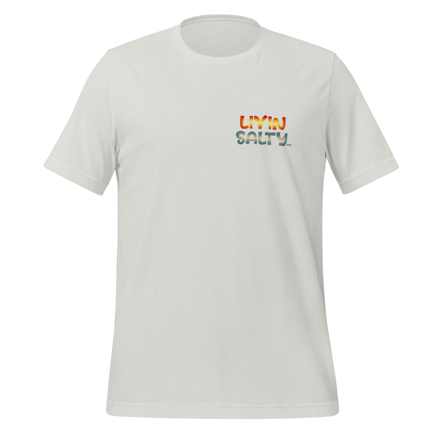 Unisex Surf board LIVIN SALTY Cotton t-shirt