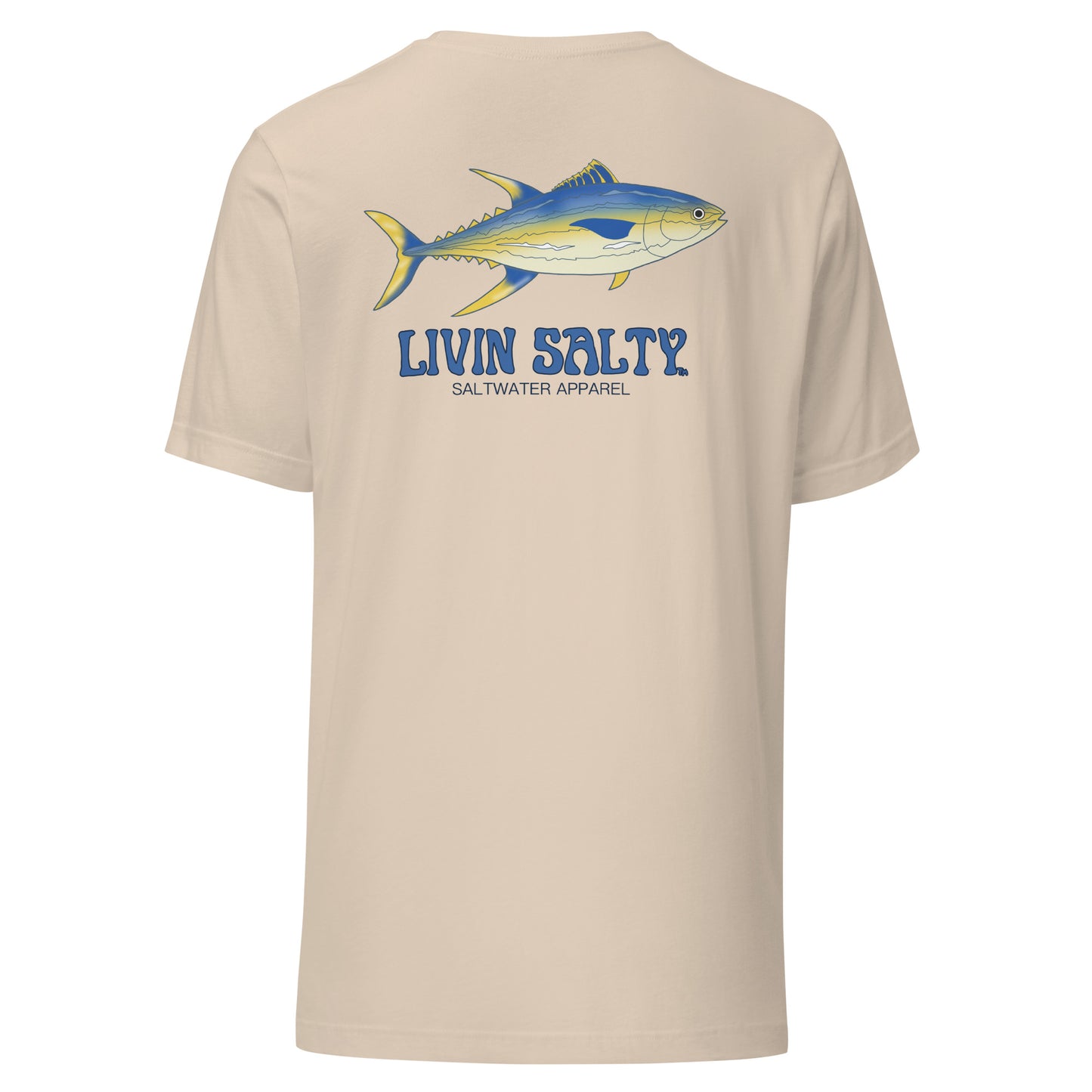 Unisex Tuna LIVIN SALTY Cotton t-shirt