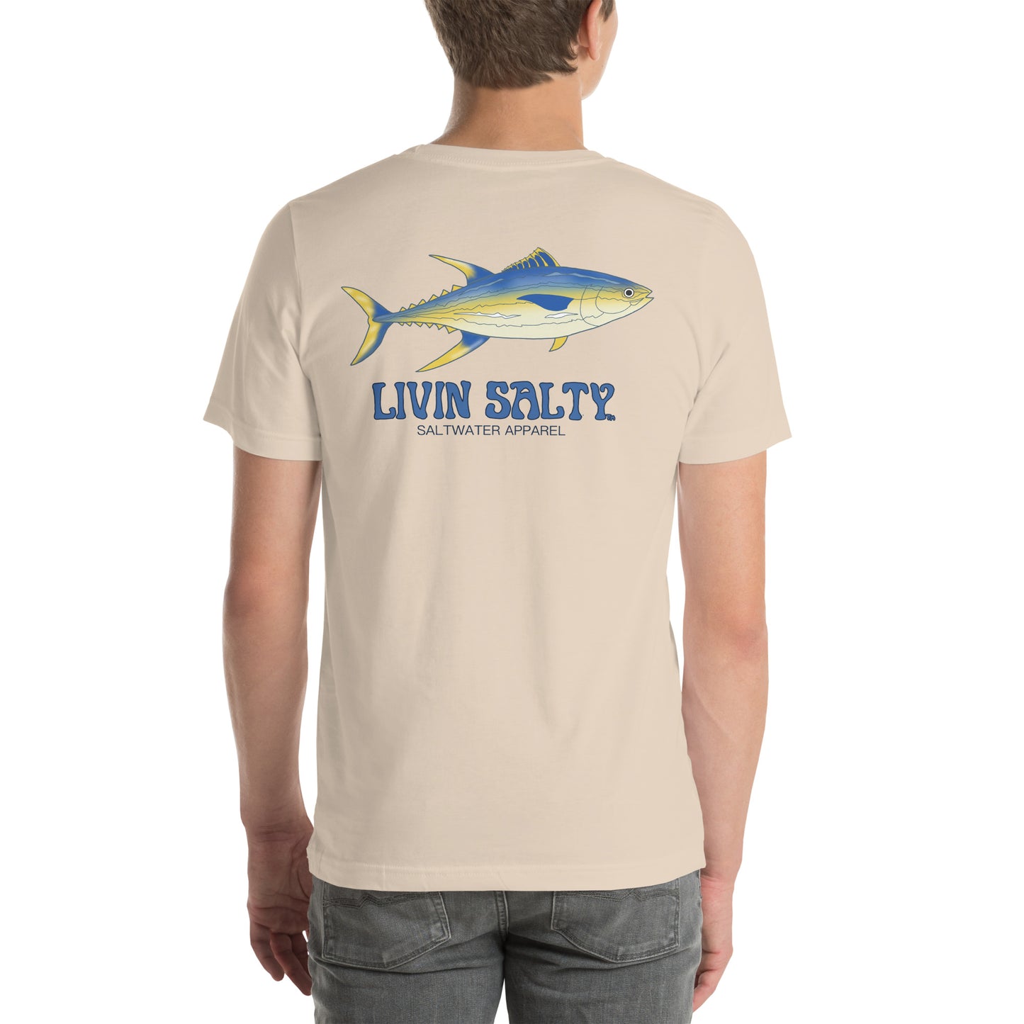 Unisex Tuna LIVIN SALTY Cotton t-shirt