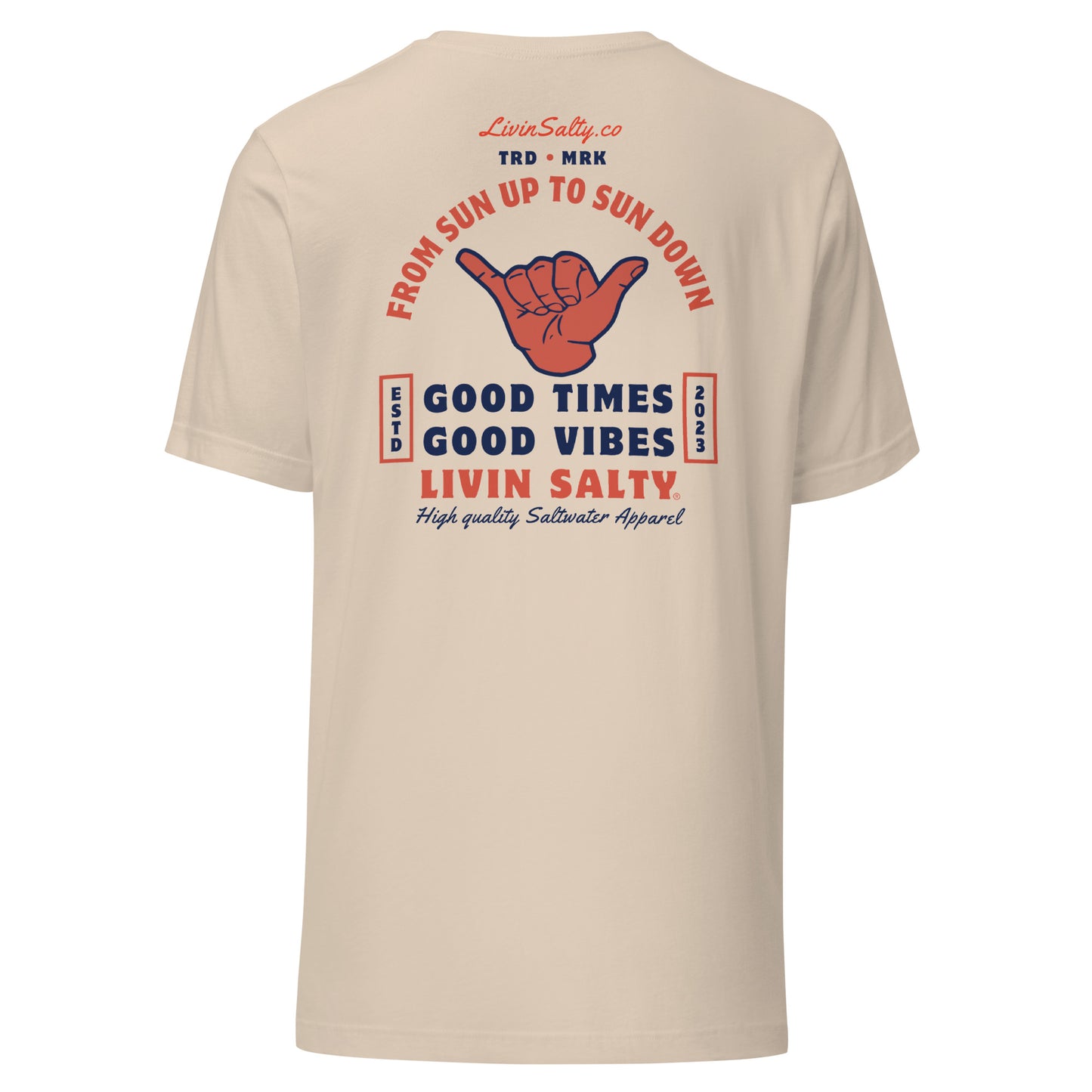 Unisex LIVIN SALTY t-shirt