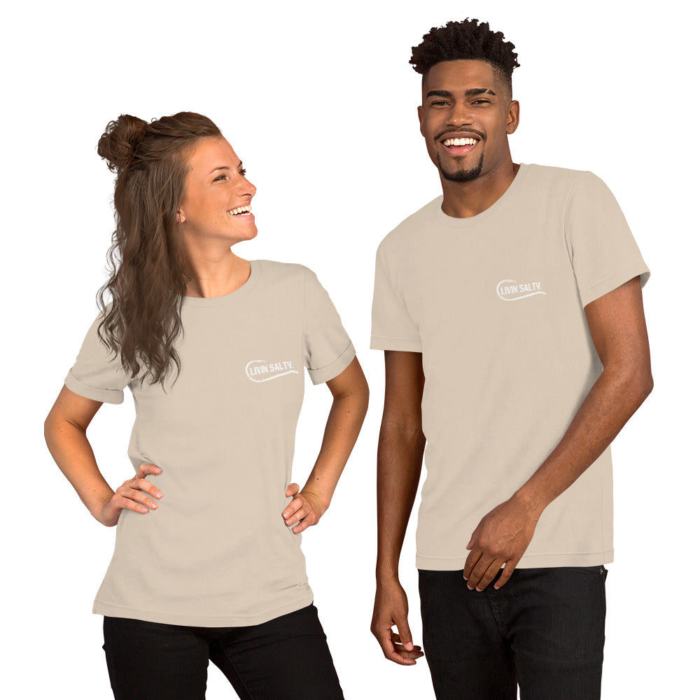 Unisex RWB LIVIN SALTY Flag t-shirt