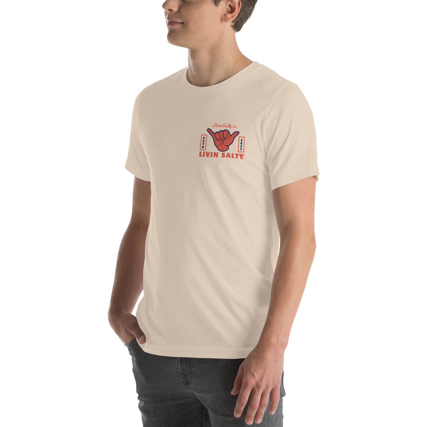 Unisex LIVIN SALTY t-shirt