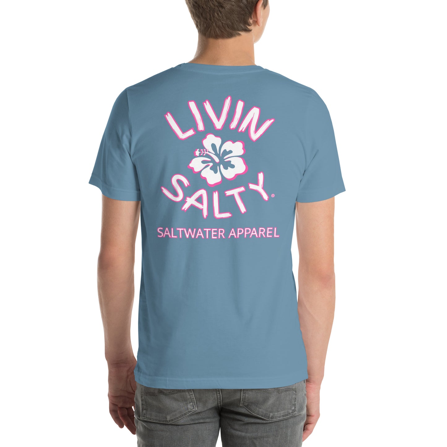 Unisex LIVIN SALTY flower t-shirt