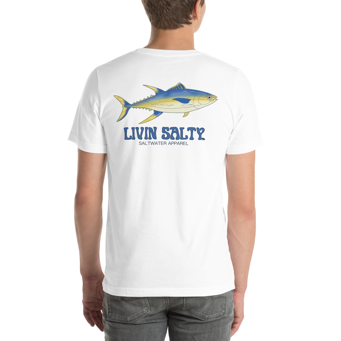 Unisex Tuna LIVIN SALTY Cotton t-shirt