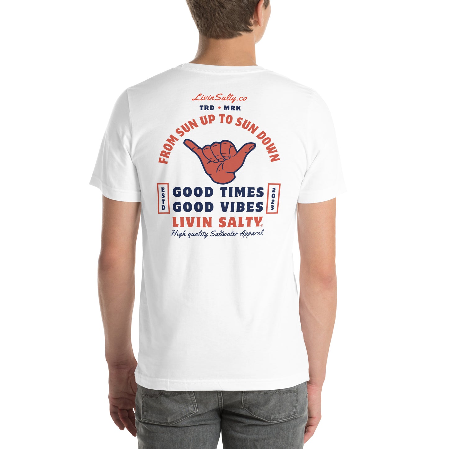 Unisex LIVIN SALTY t-shirt