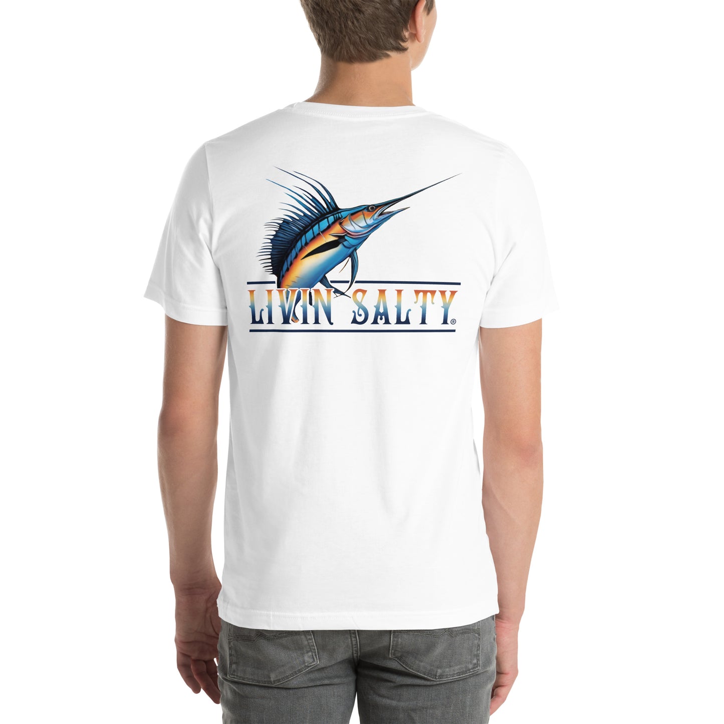 Unisex LIVIN SALTY Sailfish t-shirt