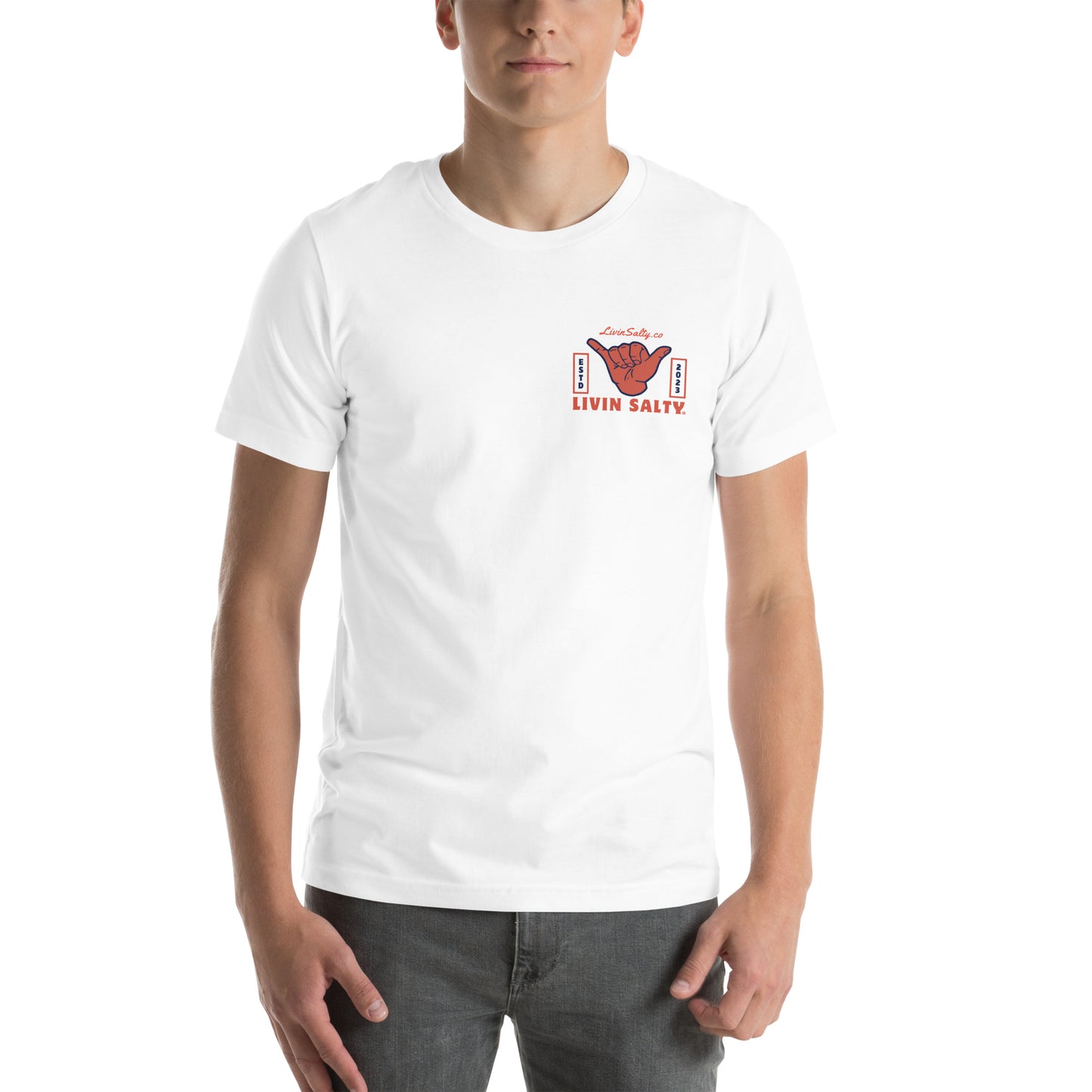 Unisex LIVIN SALTY t-shirt