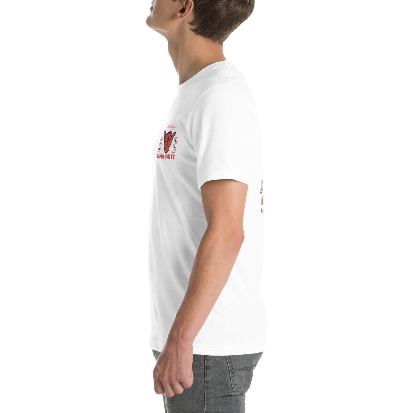 Unisex LIVIN SALTY t-shirt