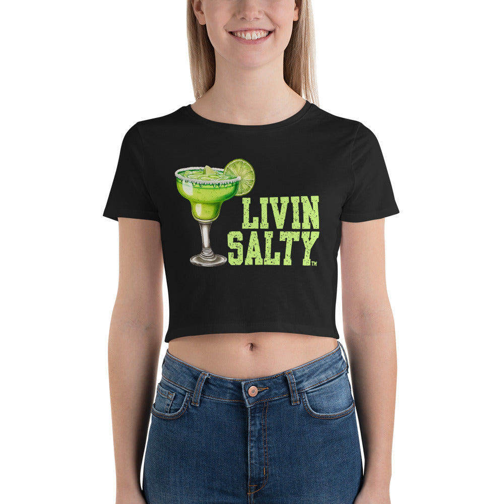 Women’s Crop Tee LIVIN SALTY Margarita