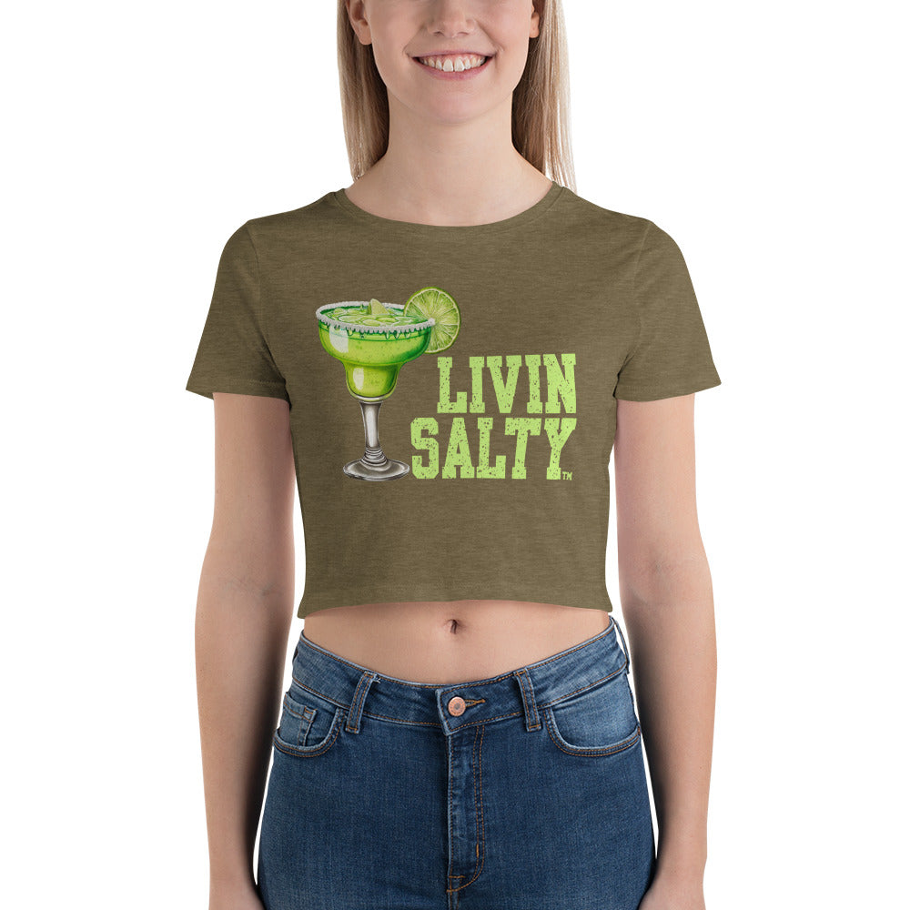 Women’s Crop Tee LIVIN SALTY Margarita