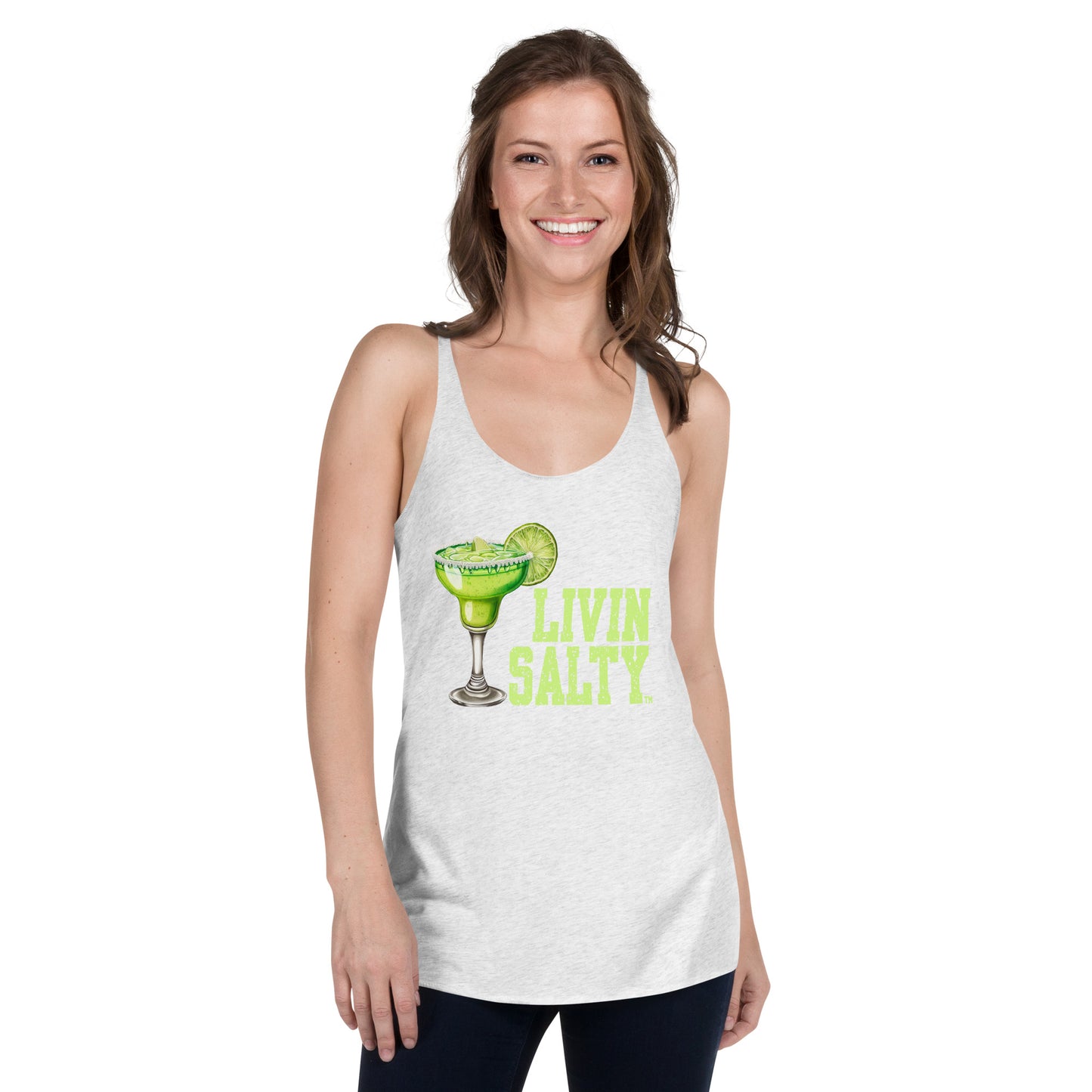 Women's Margarita LIVIN SALTY Racerback Tank