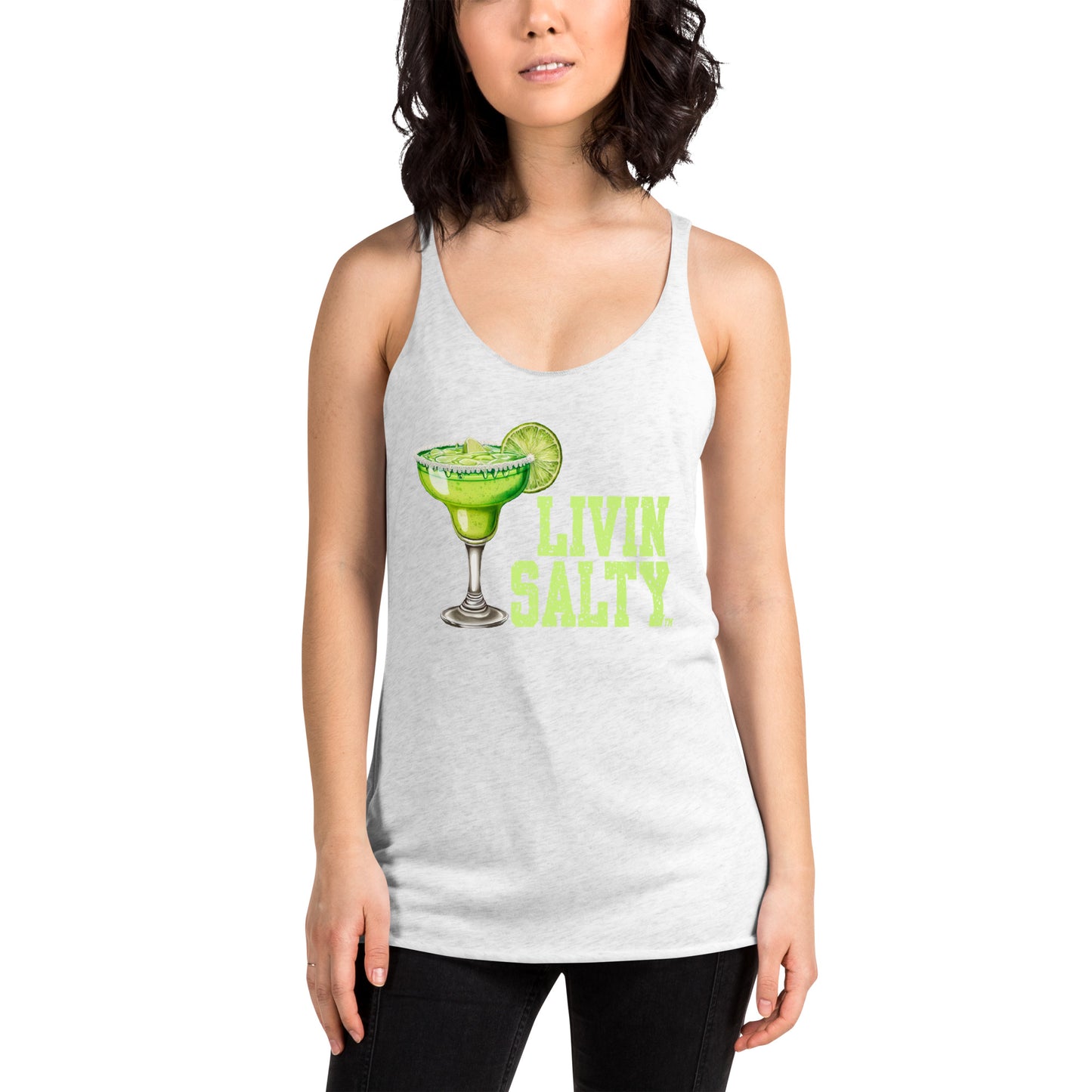Women's Margarita LIVIN SALTY Racerback Tank
