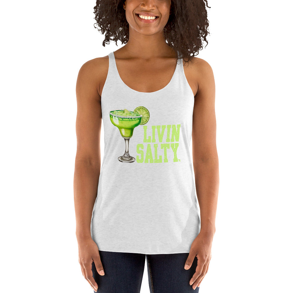 Women's Margarita LIVIN SALTY Racerback Tank