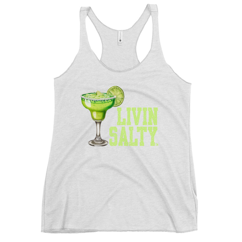 Women's Margarita LIVIN SALTY Racerback Tank