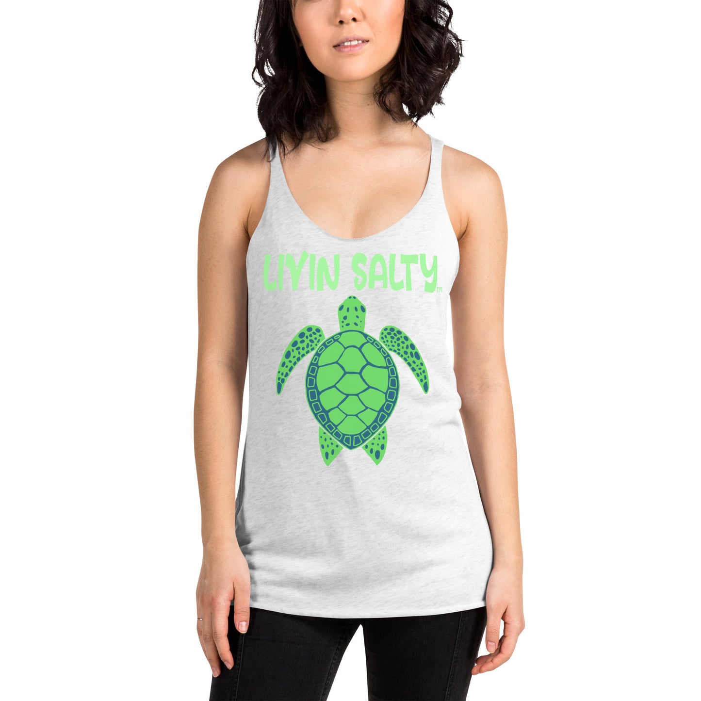 Women's Turtle LIVIN SALTY Tank