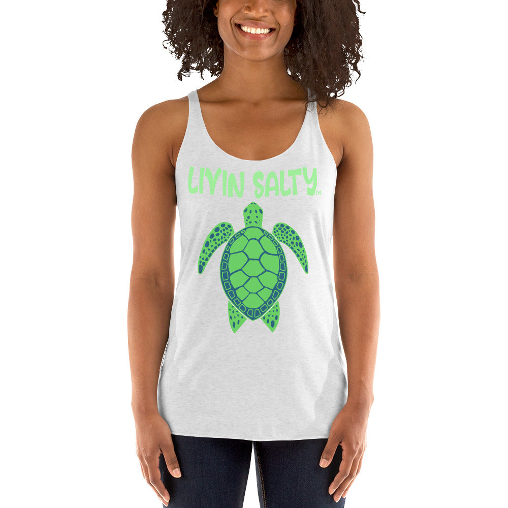 Women's Turtle LIVIN SALTY Tank