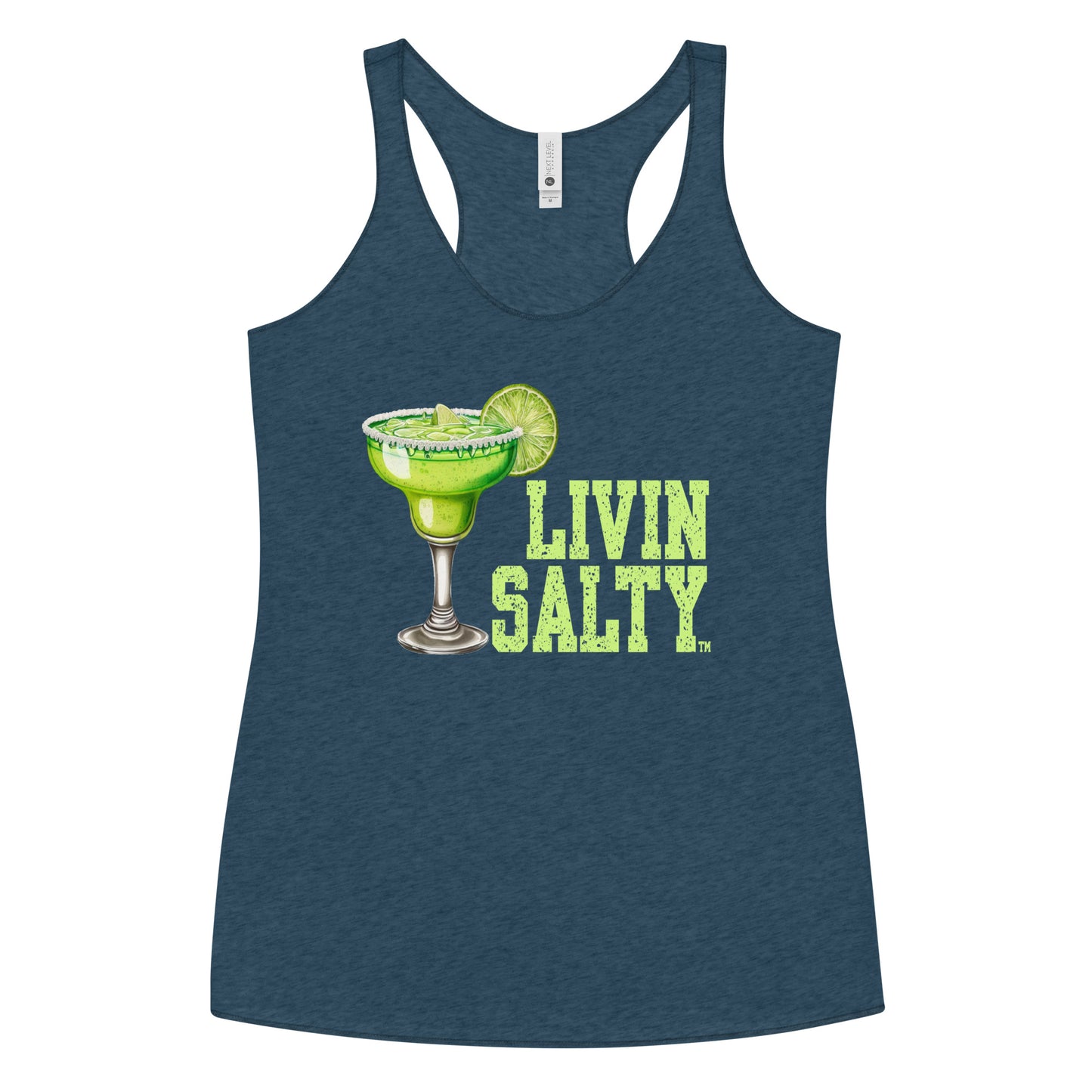Women's Margarita LIVIN SALTY Racerback Tank