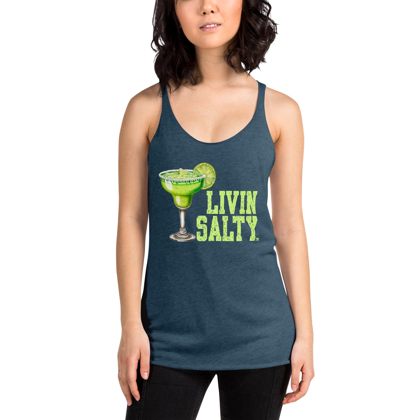 Women's Margarita LIVIN SALTY Racerback Tank