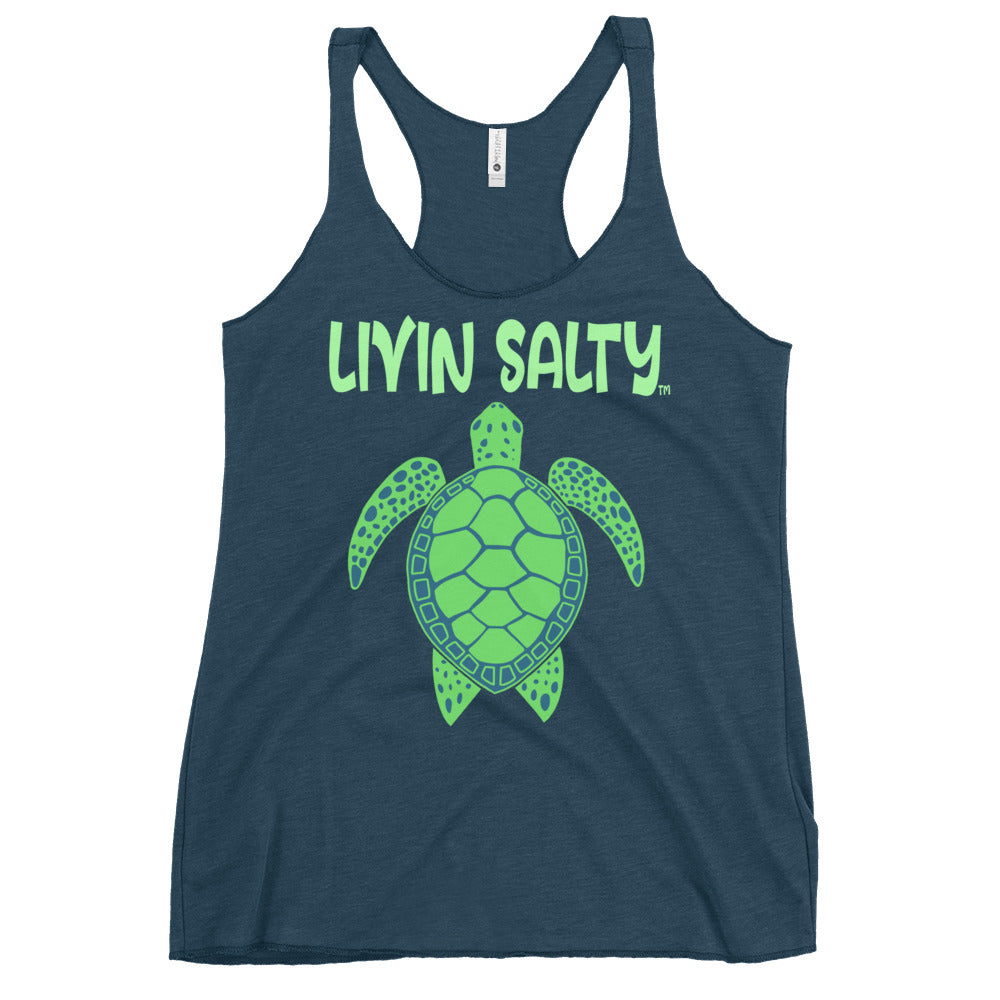 Women's Turtle LIVIN SALTY Tank