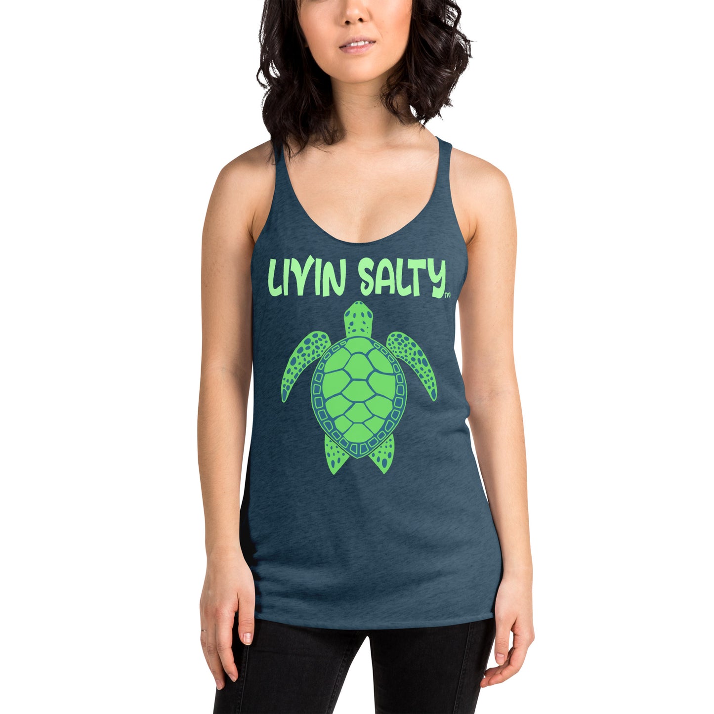 Women's Turtle LIVIN SALTY Tank