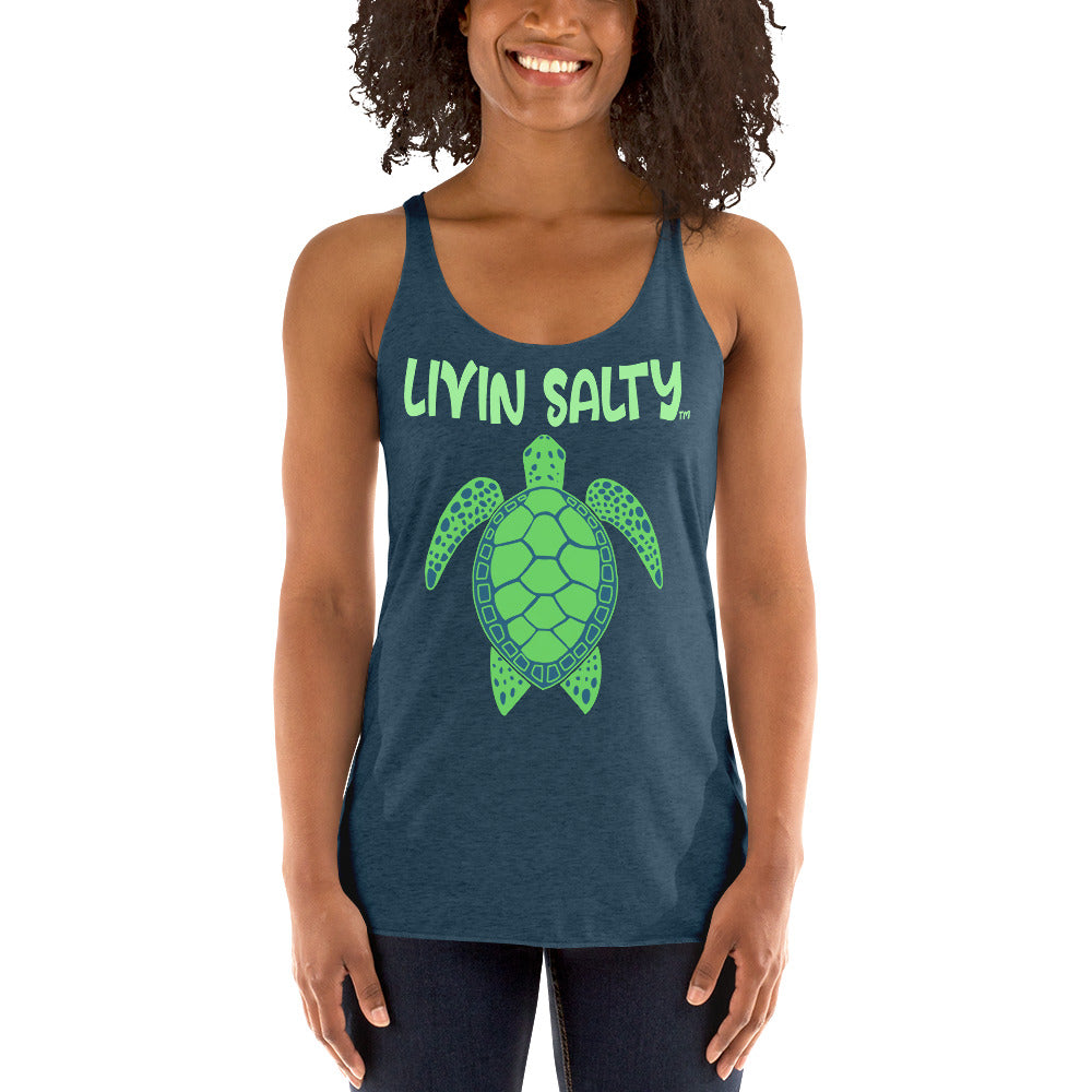 Women's Turtle LIVIN SALTY Tank
