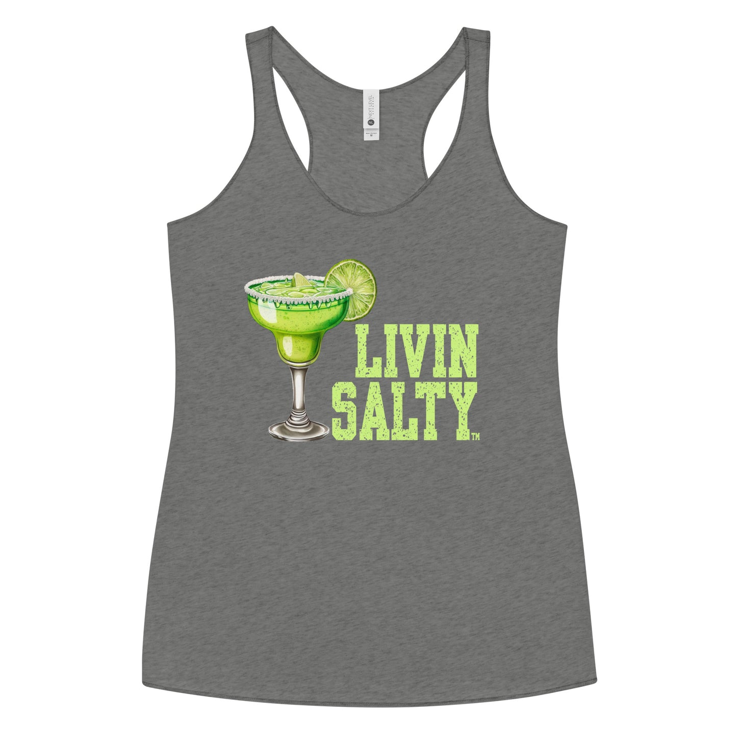 Women's Margarita LIVIN SALTY Racerback Tank