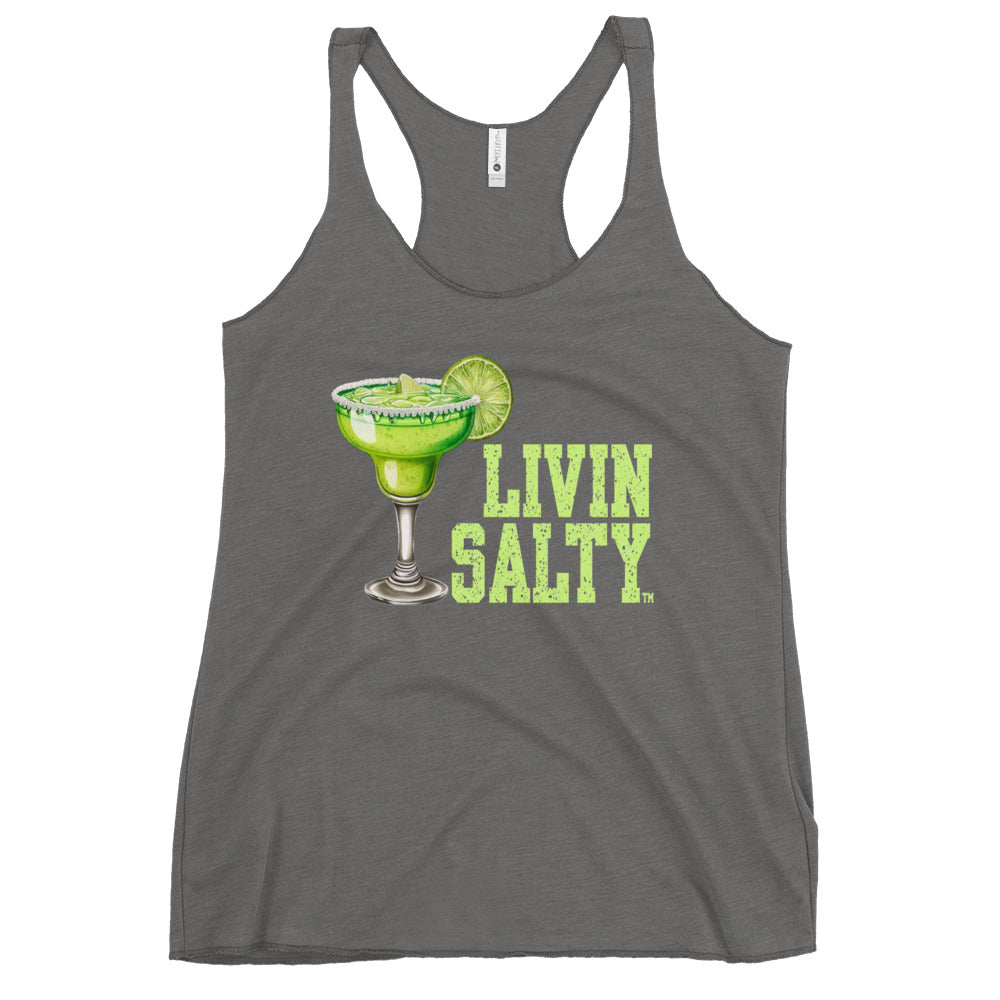 Women's Margarita LIVIN SALTY Racerback Tank