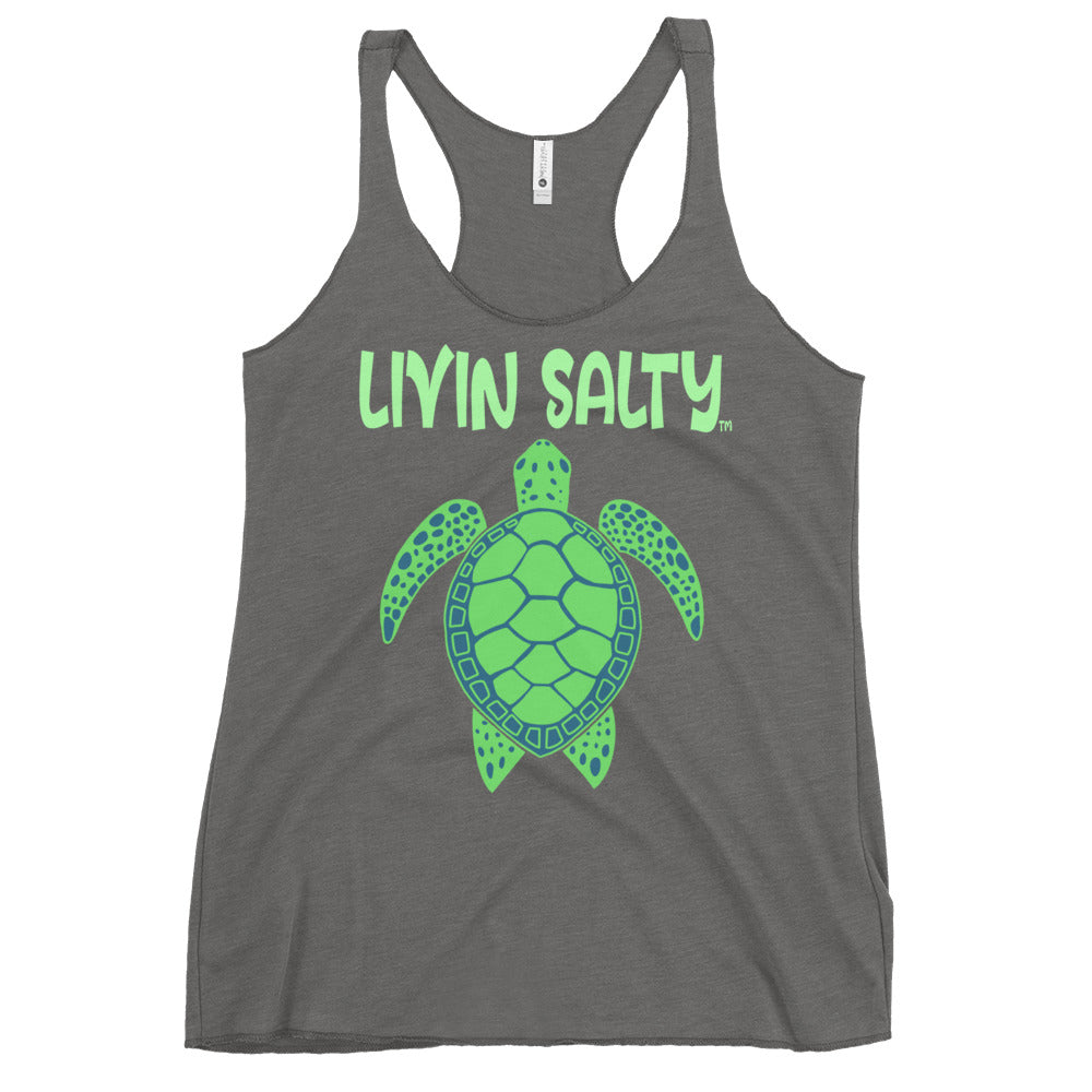 Women's Turtle LIVIN SALTY Tank