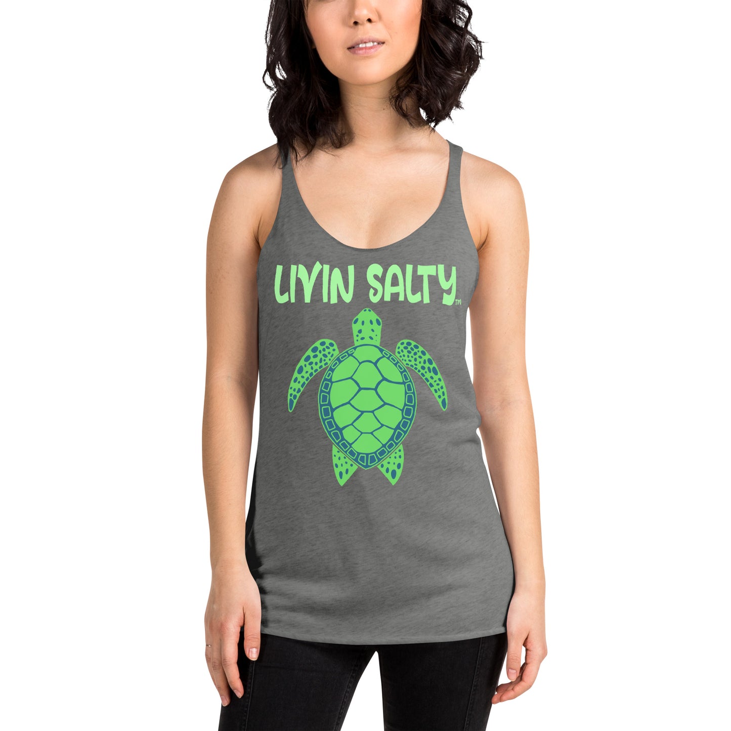 Women's Turtle LIVIN SALTY Tank