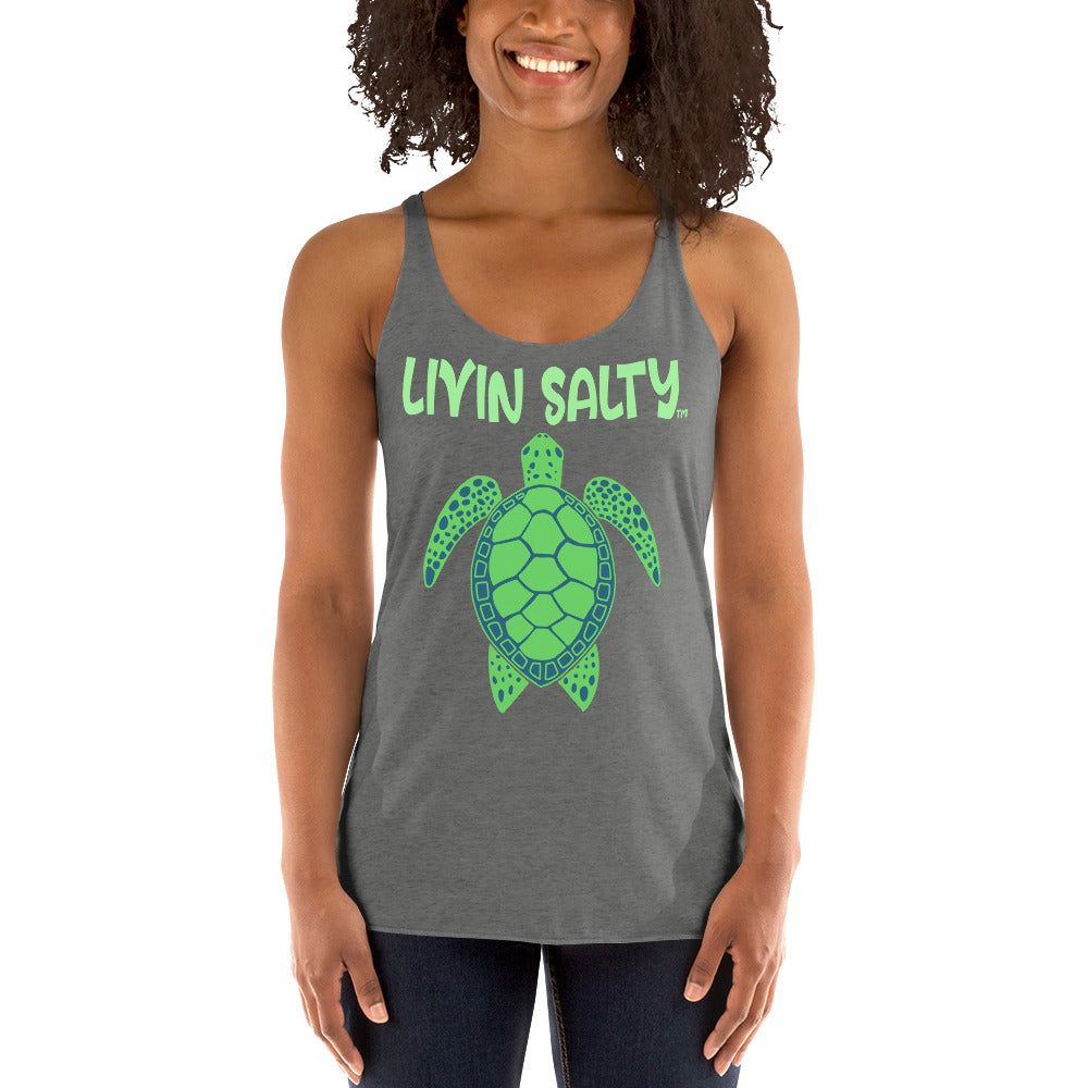 Women's Turtle LIVIN SALTY Tank