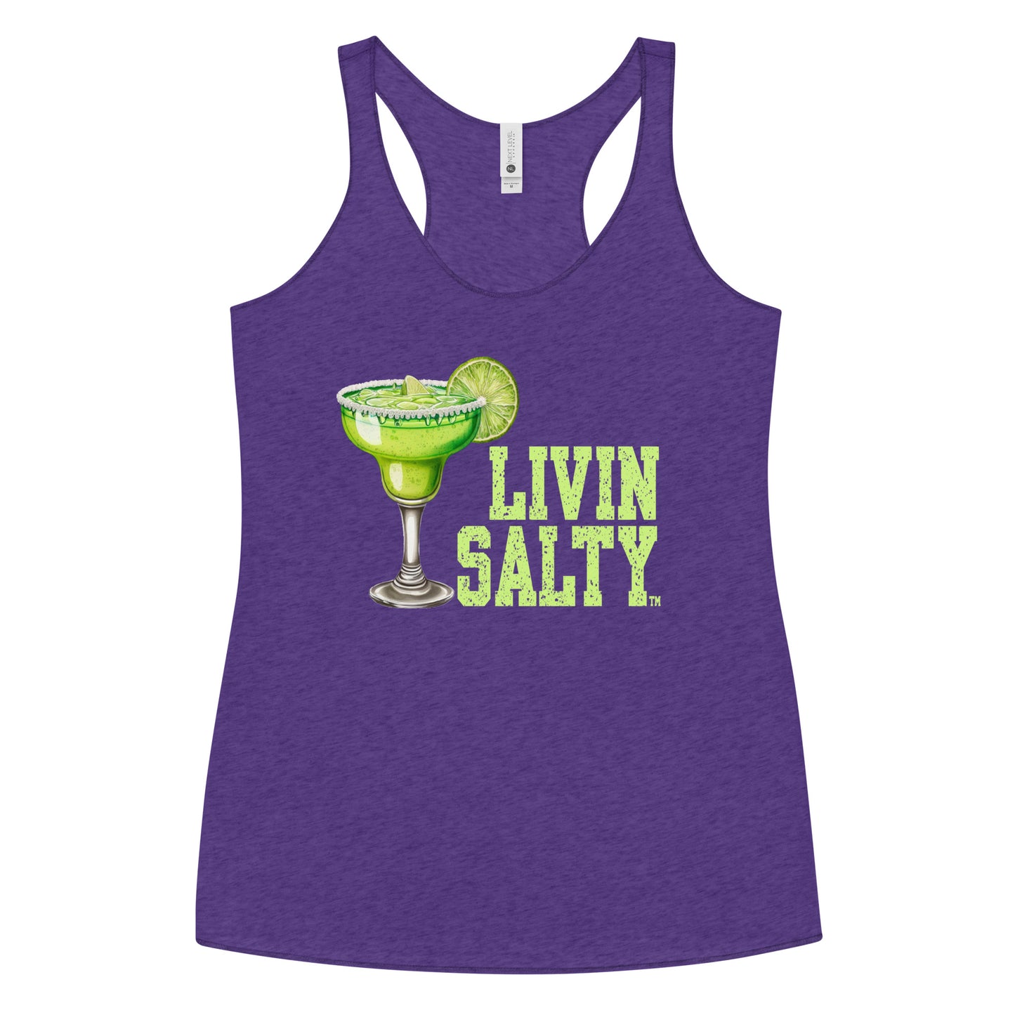 Women's Margarita LIVIN SALTY Racerback Tank