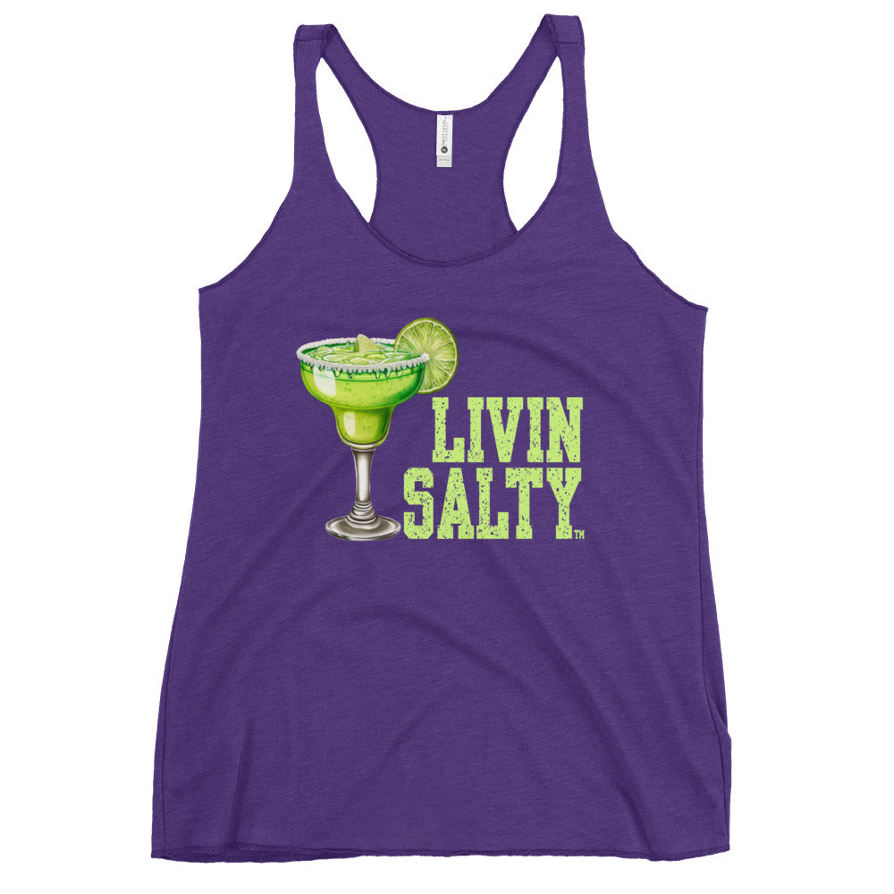 Women's Margarita LIVIN SALTY Racerback Tank