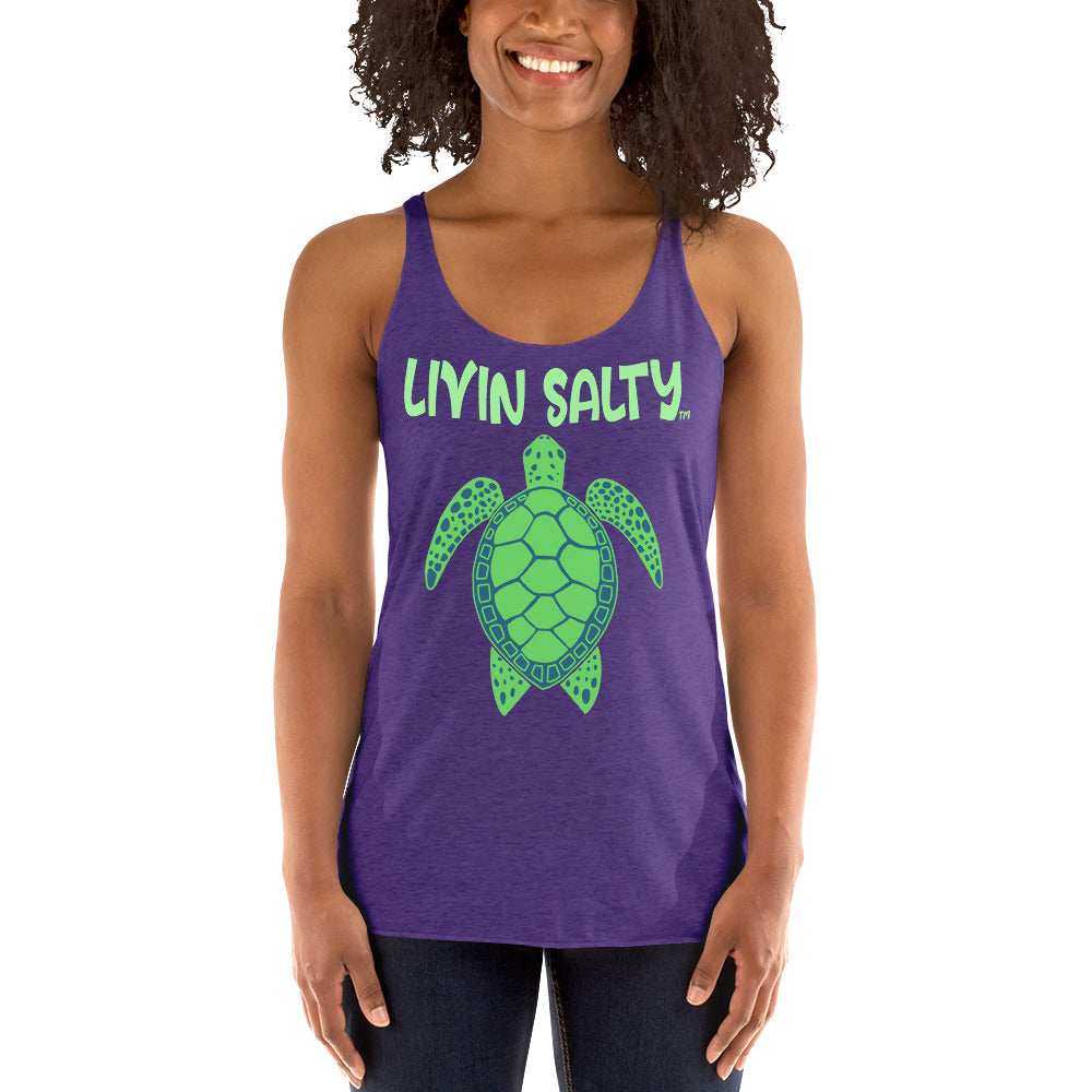 Women's Turtle LIVIN SALTY Tank